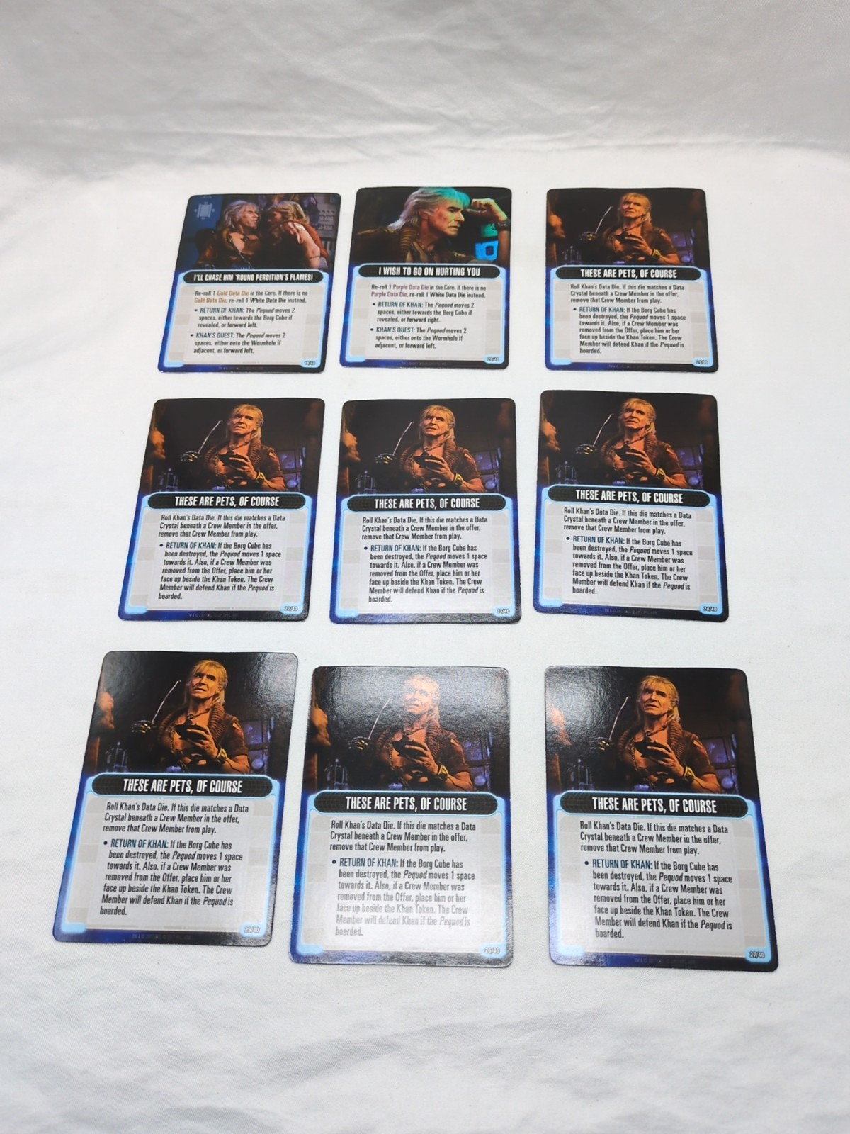 *Heavily Incomplete* Star Wars Frontiers The Return Of Khan Cards + Tokens