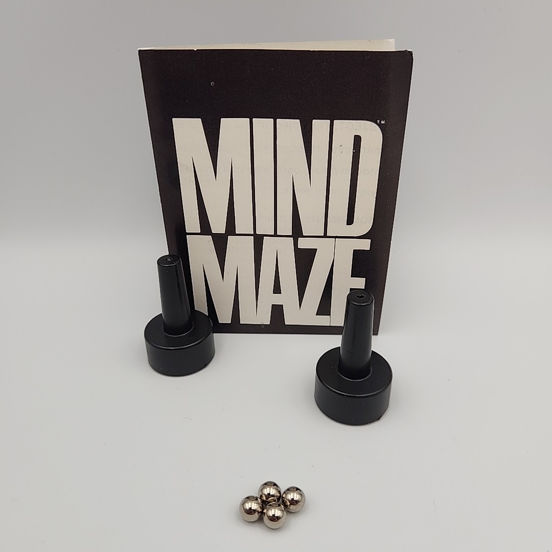 Parker Bros Mind Maze Game 1970 Two Magnets – Four Steel Balls Replacement Parts