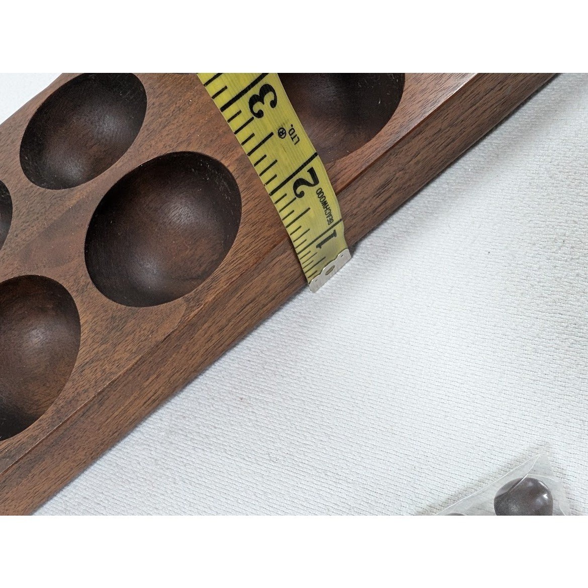 Vintage World Wide Games Wooden Mancala Board Game Delaware Ohio Handmade Pieces
