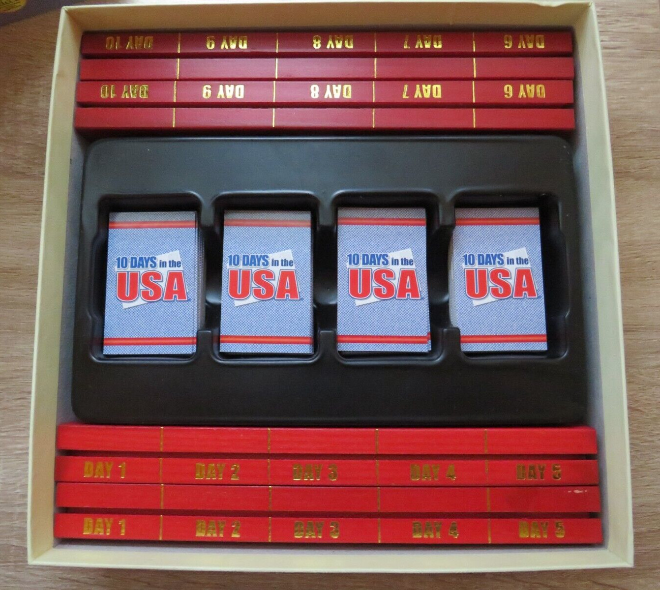 10 DAYS In The USA Board Game of Making Connections by OUT OF THE BOX ~ Complete