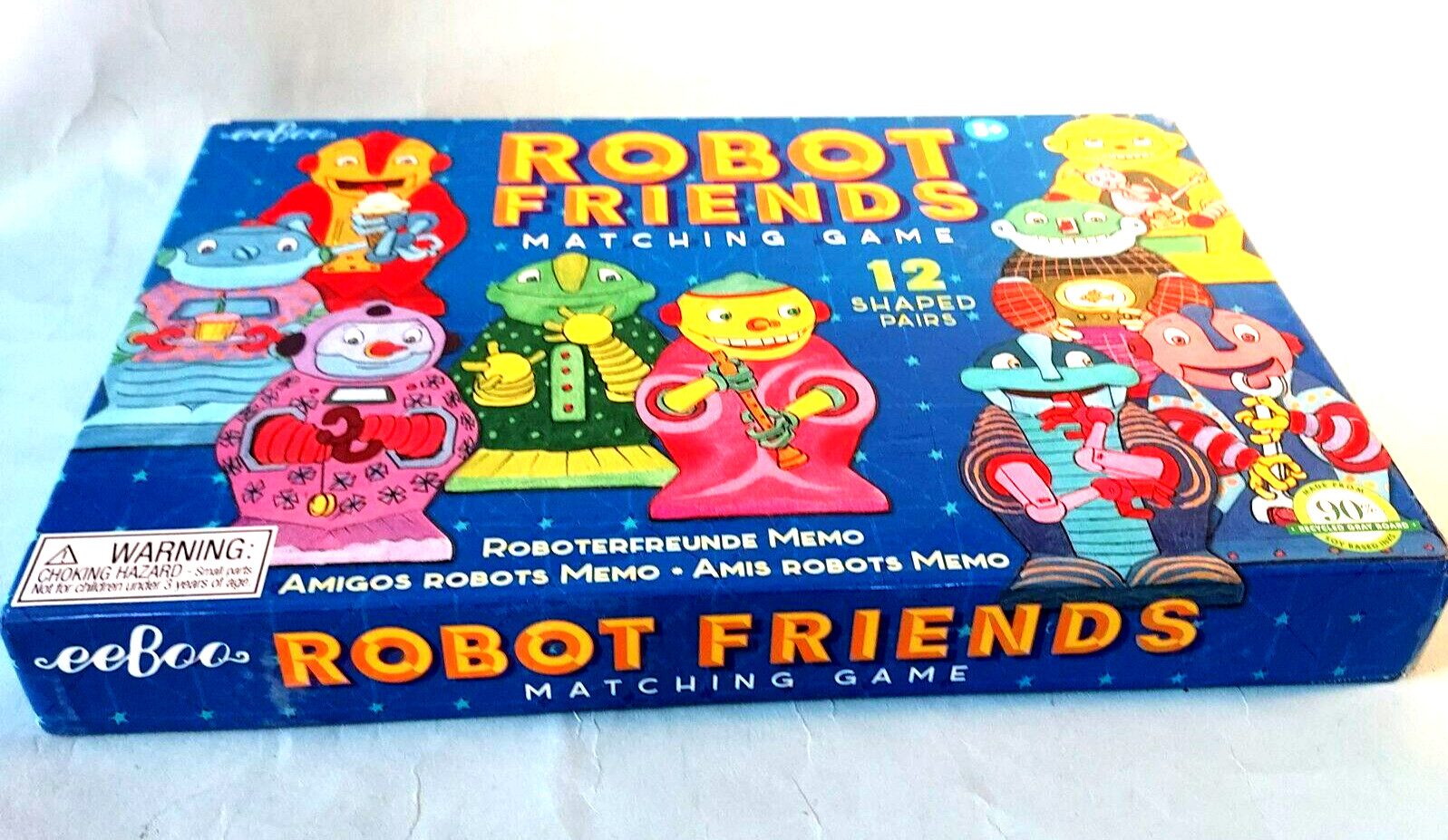 Robot Friends Matching Robot Game by eeBoo Colorful Box of Robots 2014 New