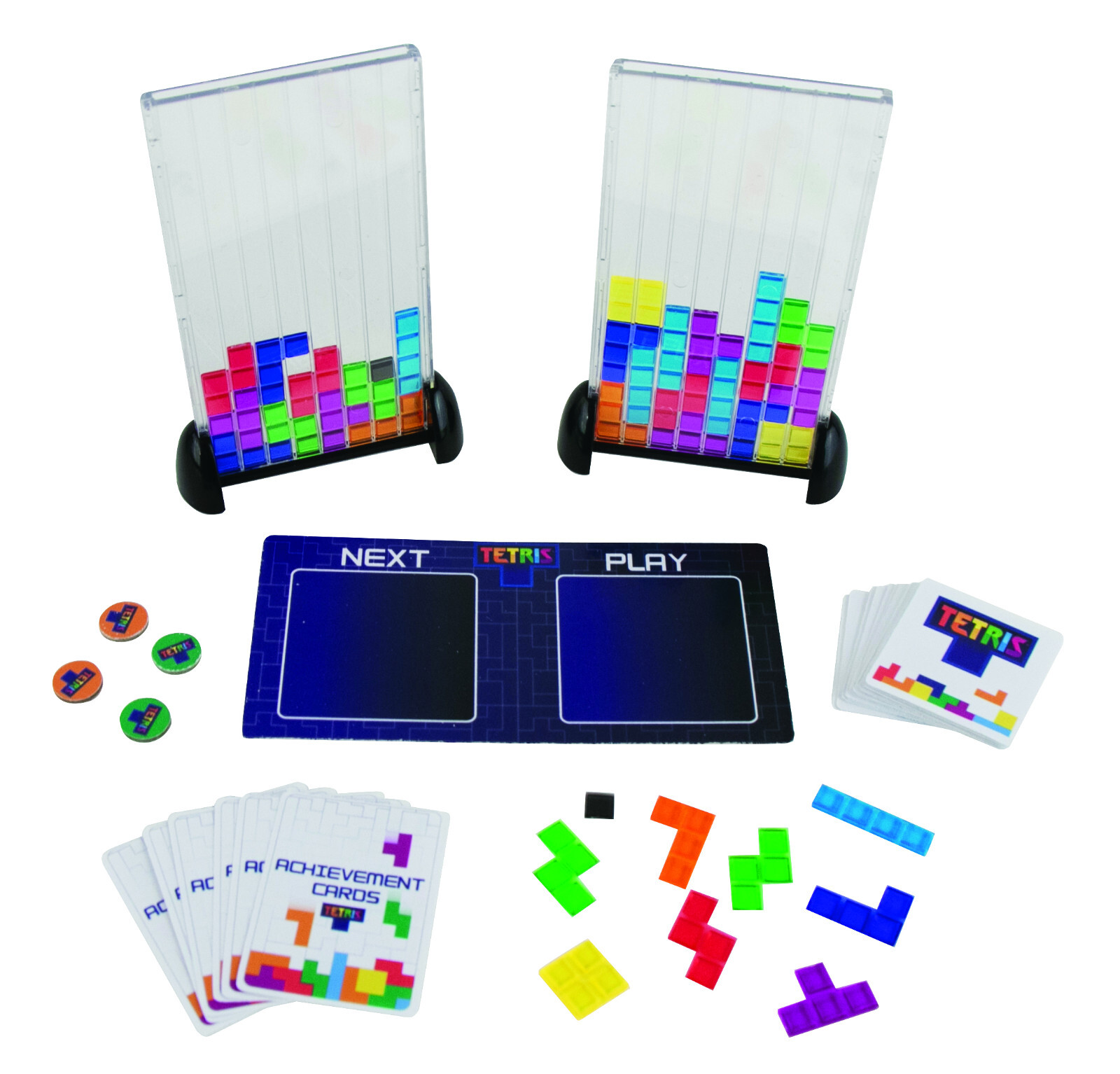 World’s Smallest TETRIS Head to Head 2 Player Strategy Game Toy Miniature