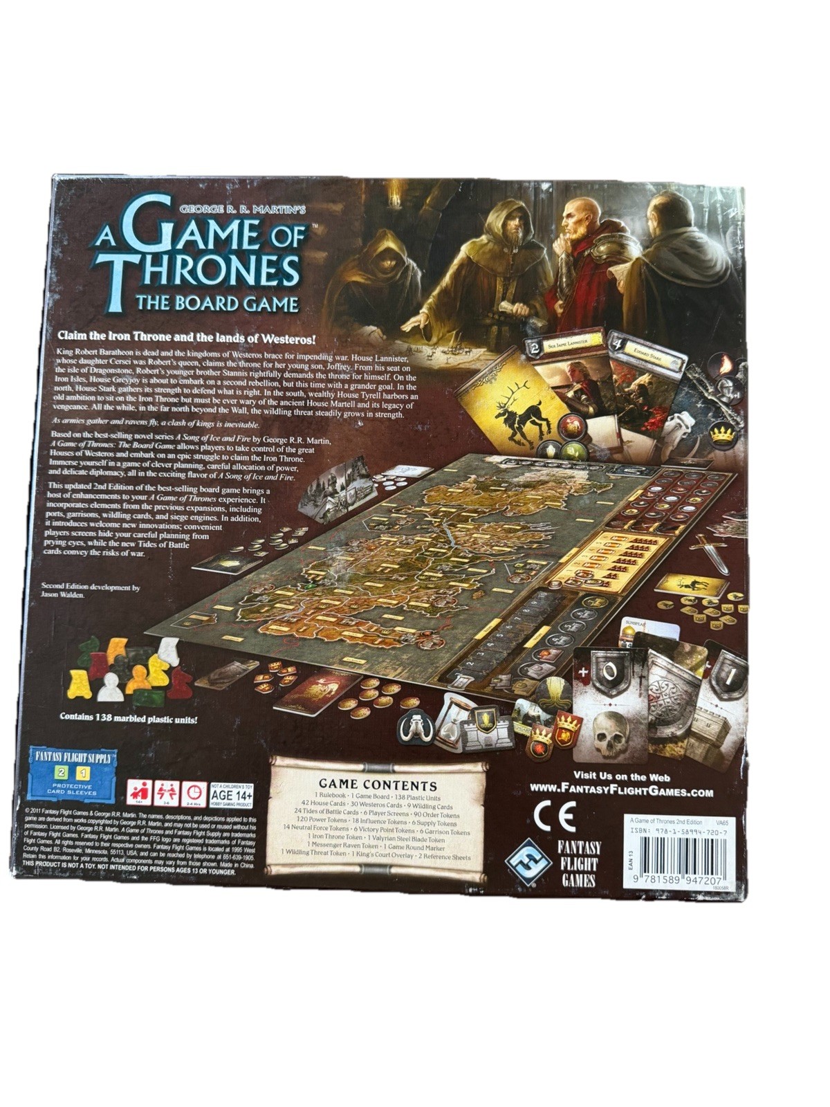 A Game of Thrones The Board Game 2nd Edition Complete