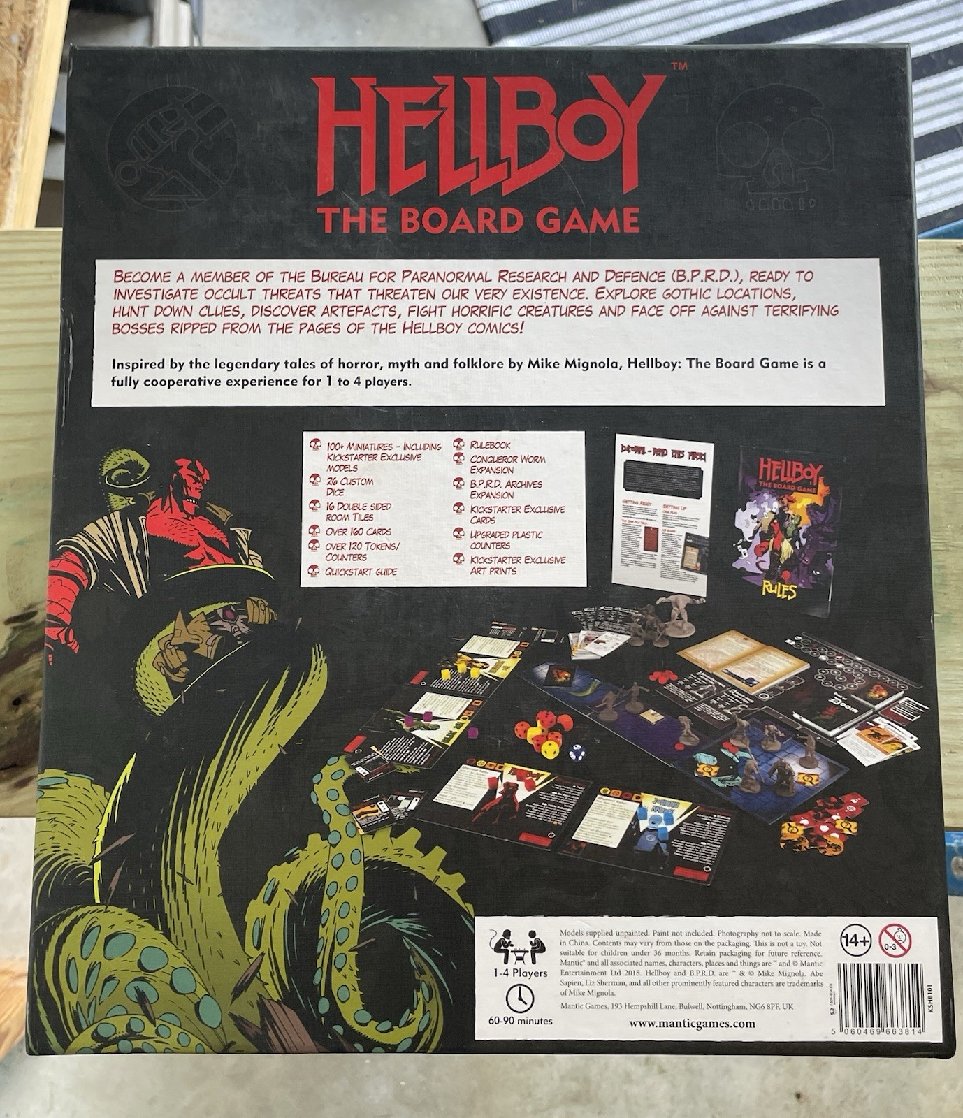 Mantic Games Hellboy The Board Game Kickstarter Exclusive