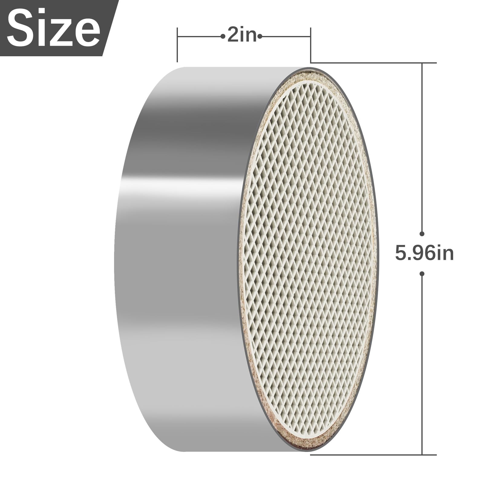 Hearth Wood Stove Catalytic Combustor for Dutchwest Parts-2460 2461 Silver