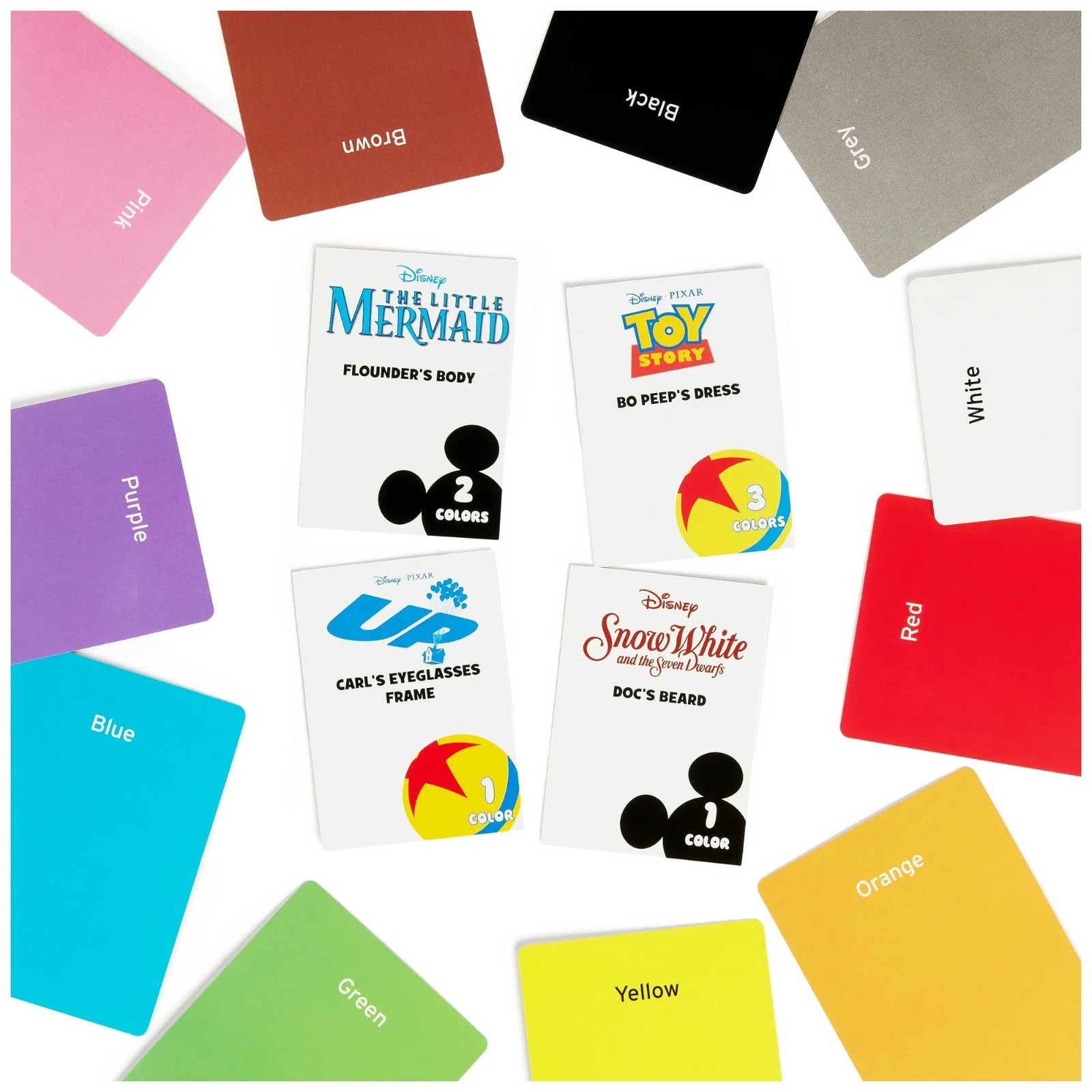 Disney Colorbrain Board Game Family Trivia Quiz 250 Questions Ages 8+ BNIB