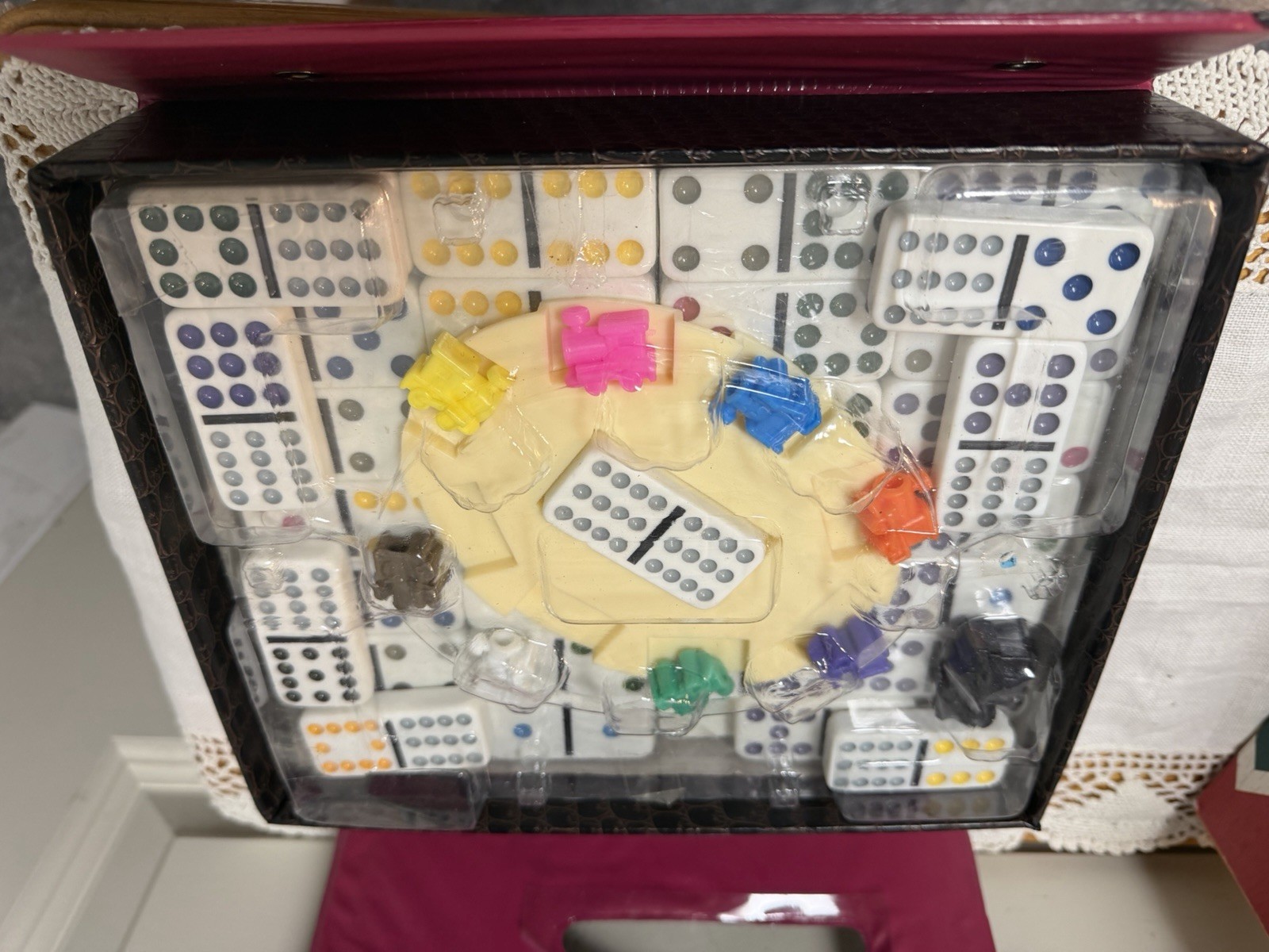 Mexican Train Double Twelve Dominoes Set of 91 Professional NEW In Box