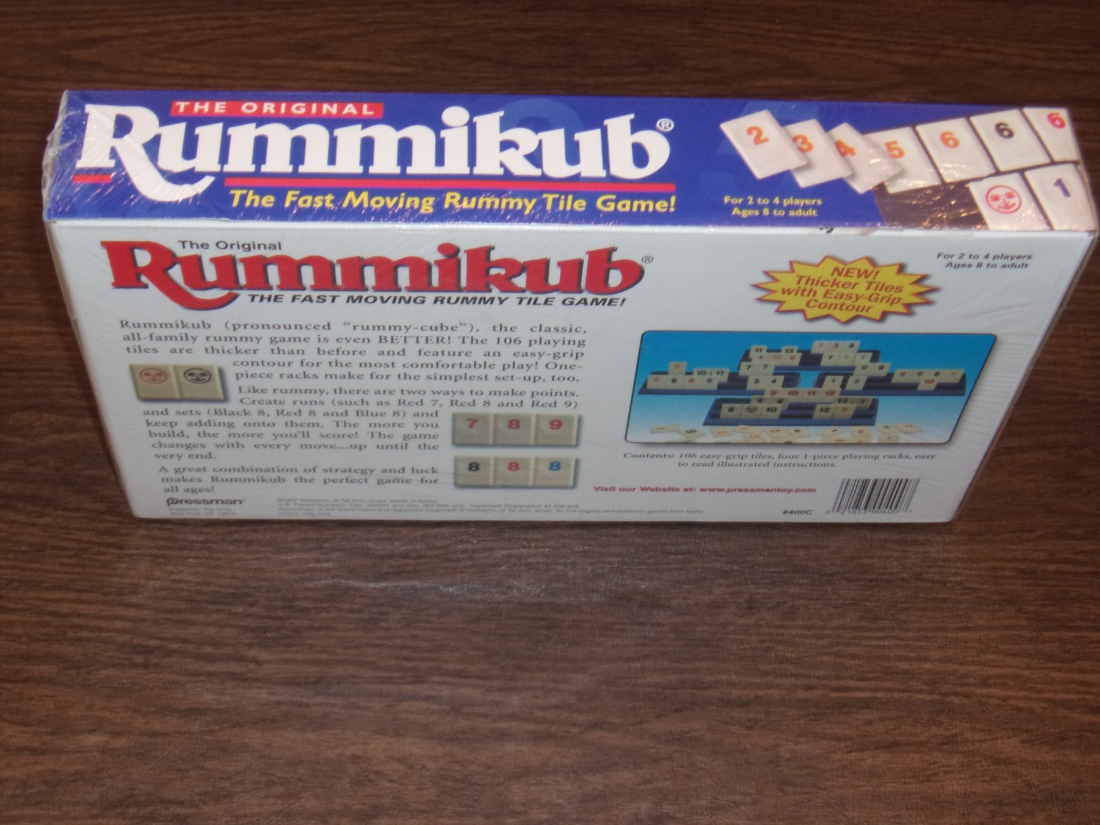NIB 1997 The Original Rummikub The Fast Moving Rummy Tile Game by Pressman