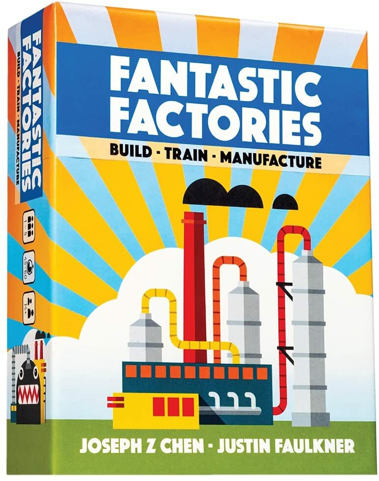 Fantastic Factories Base Board Game Deep Water Games FF01 Family Card Dice Solo