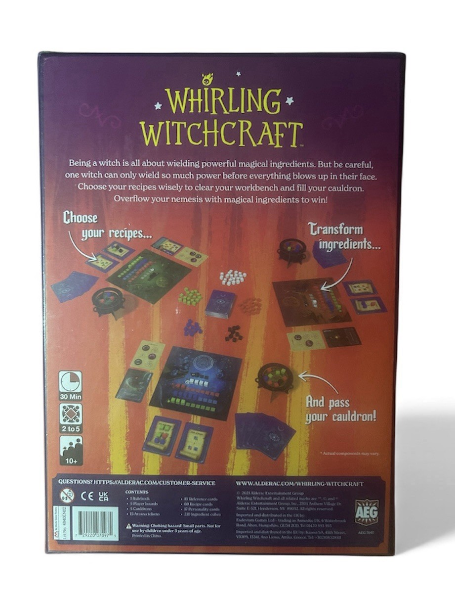 NEW SEALED – Whirling Witchcraft AEG Board Game
