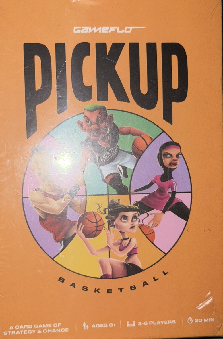 Gameflo Pickup Basketball Card Game Of Strategy 2-6 Players Ages 8+ New Sealed
