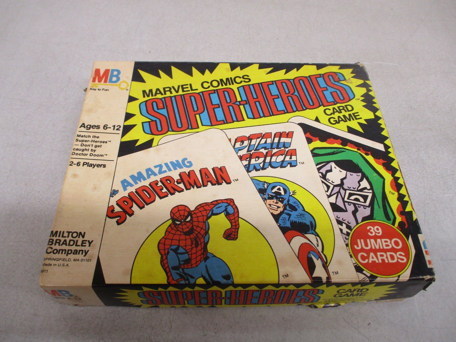 1978 Milton Bradley Marvel Comics Super Heroes Card Game Complete