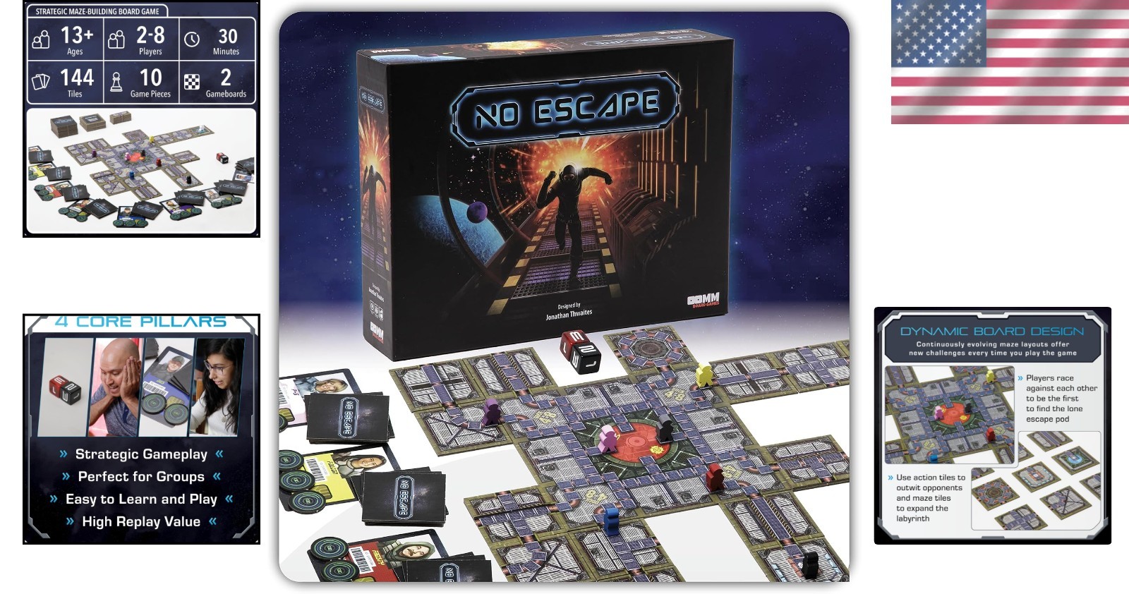 Engaging Space Station Board Game – Strategic Escape