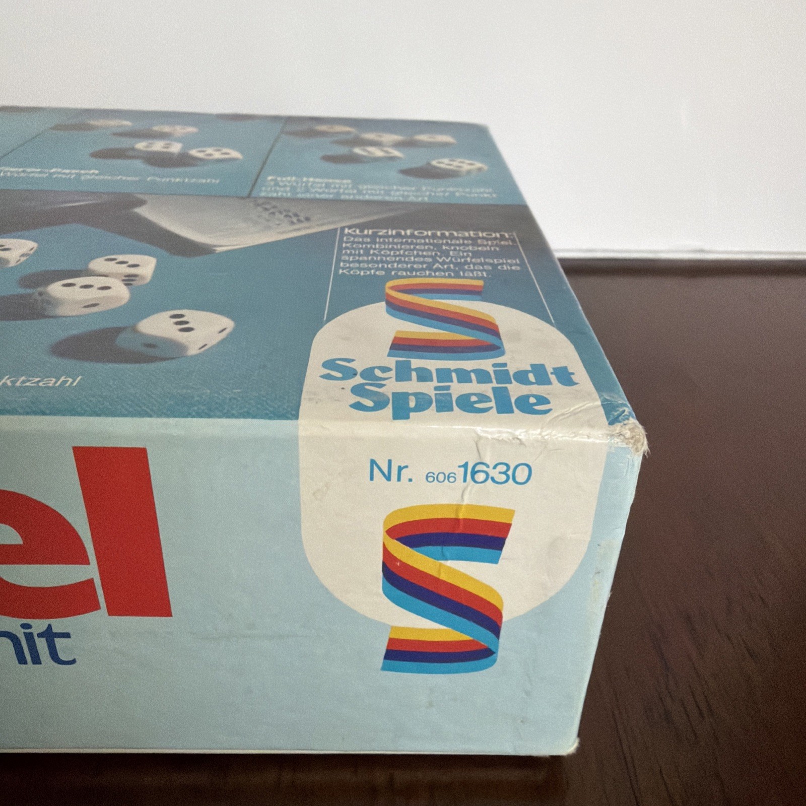 Vtg Kniffel Clever Knobeln-mit Kopfchen German Dice Game Schmidt Spiel #1630