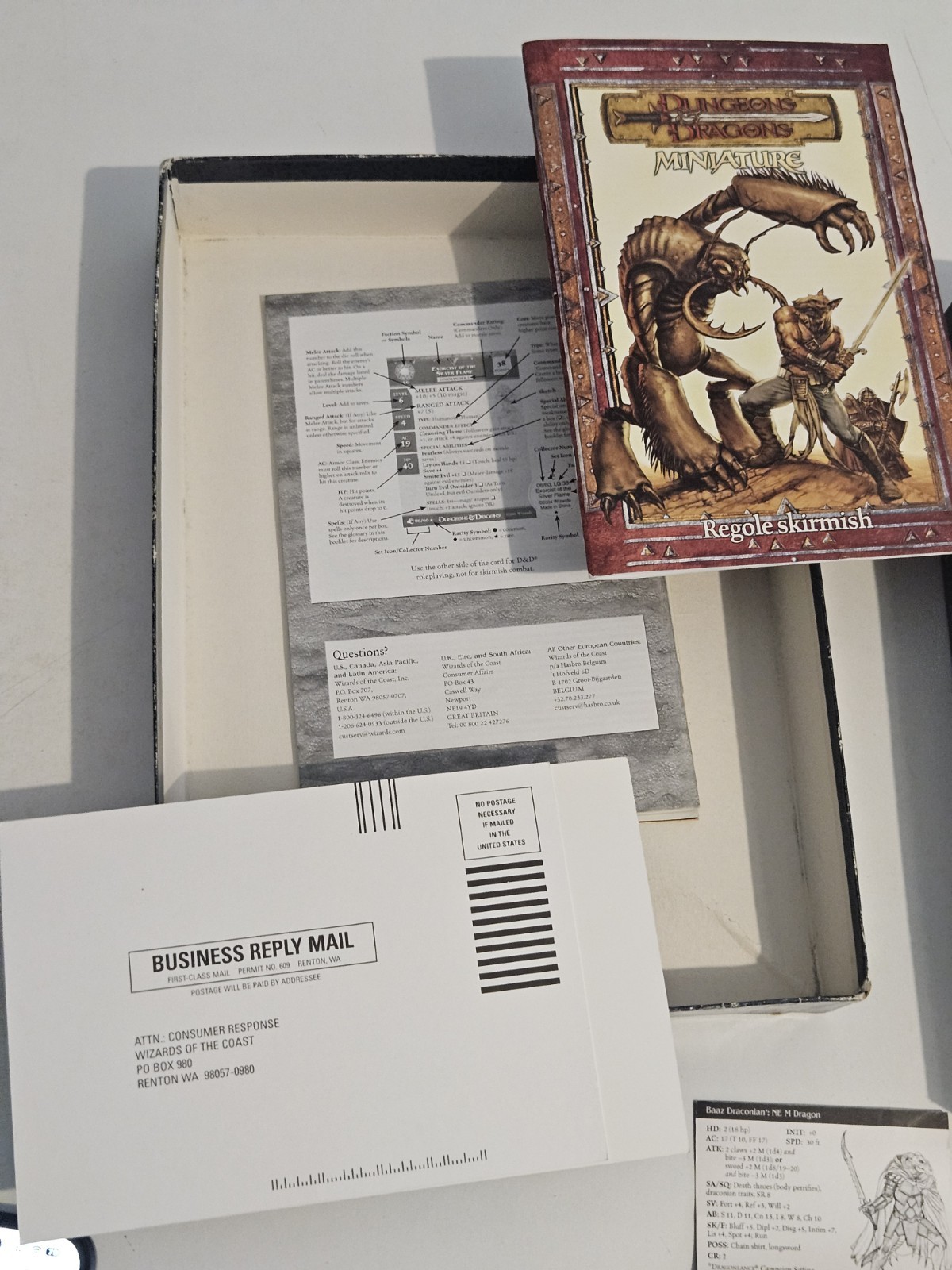 DUNGEONS & DRAGONS 1999 Board Game – WITH ORIGINAL BOX COMPLETE BOX
