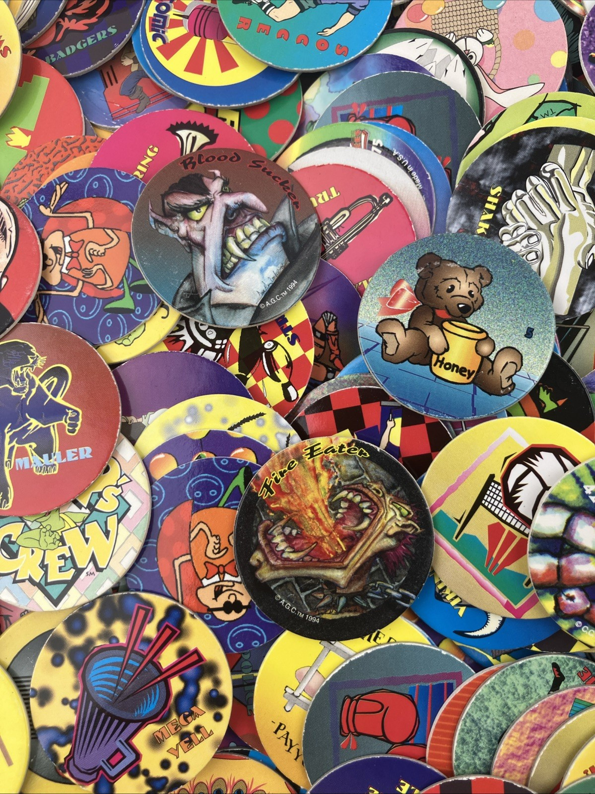 POGS LOT of 300+ Misc Variety Vintage