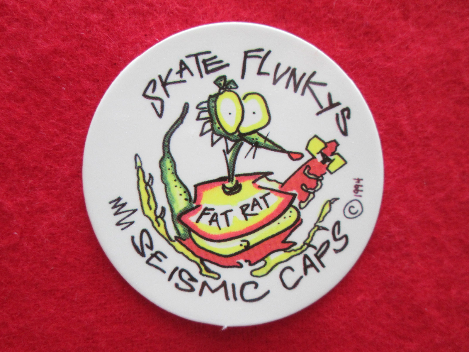 RARE! 30 SEISMIC CAPS 1994 Limited Edition milkcaps pogs tazos by Brian Bent