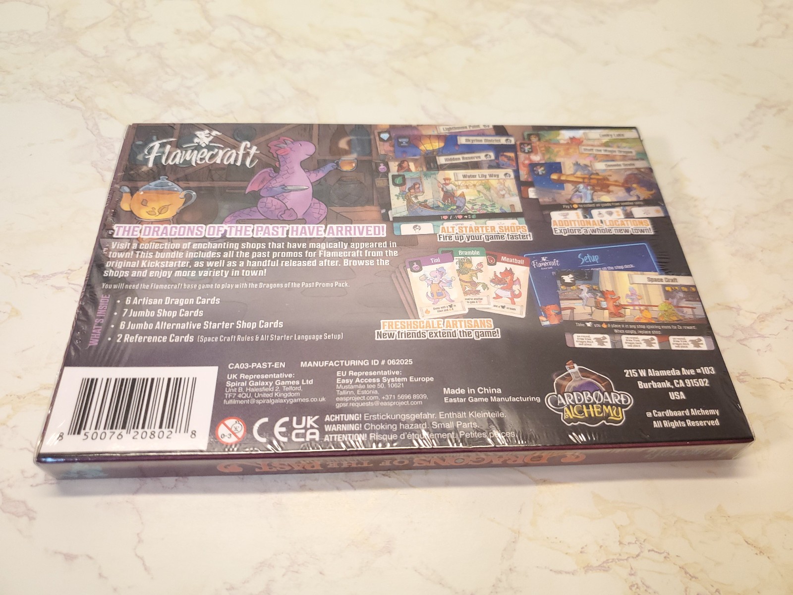 Flamecraft Board Game Exclusive Promo Pack | Dragons Of The Past | New Sealed