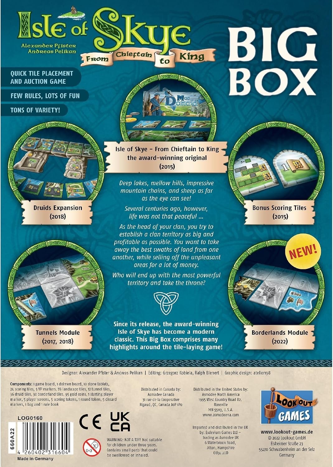 Isle of Skye from Chieftain to King Big Box Board Game | Fast-Paced Tile Placeme