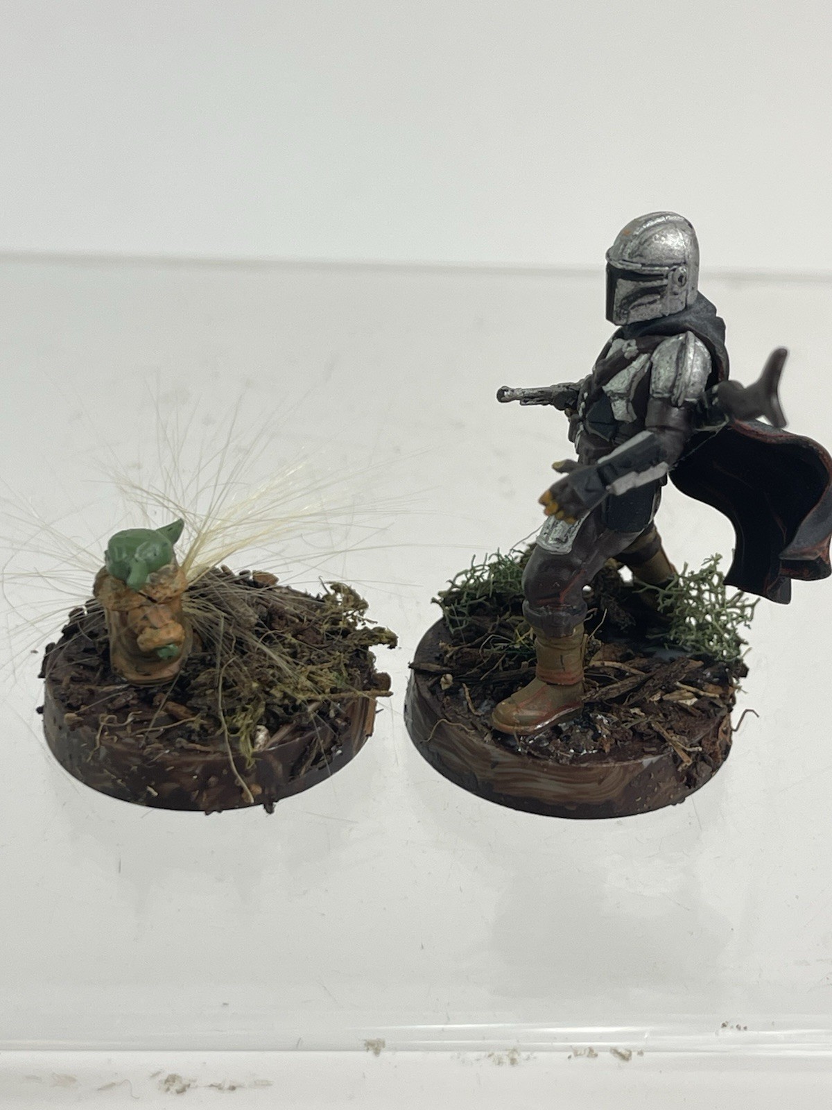 Hand Painted Star Wars Legion Din Djarin & Grogu Operative Expansion AMG SWL98