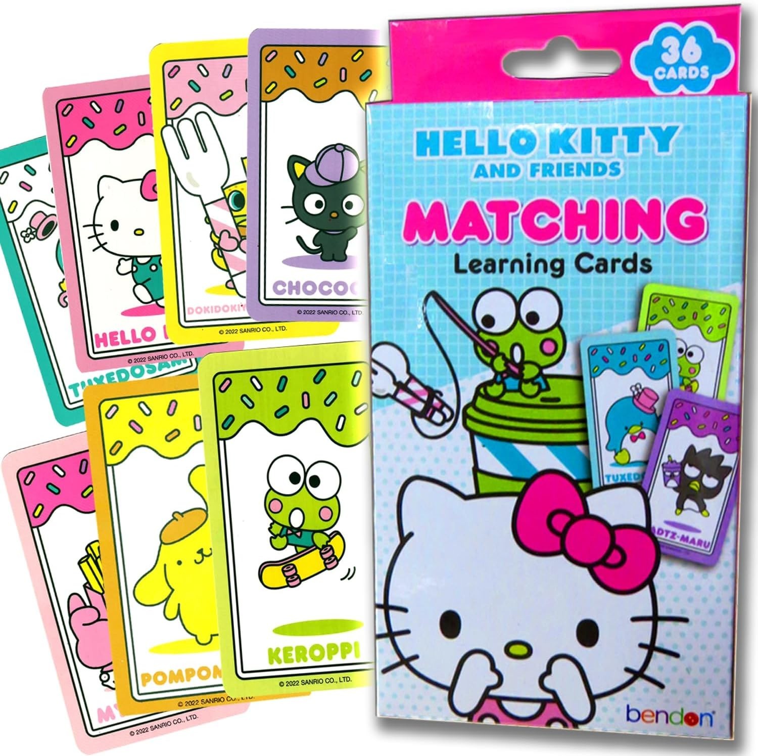 Engaging Hello Kitty Matching Game – 36 Durable Cards for Problem Solving