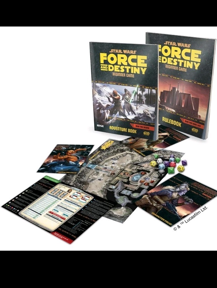 Star Wars – Force and Destiny: Beginner Game Ignite Your Lightsabers and Disc…