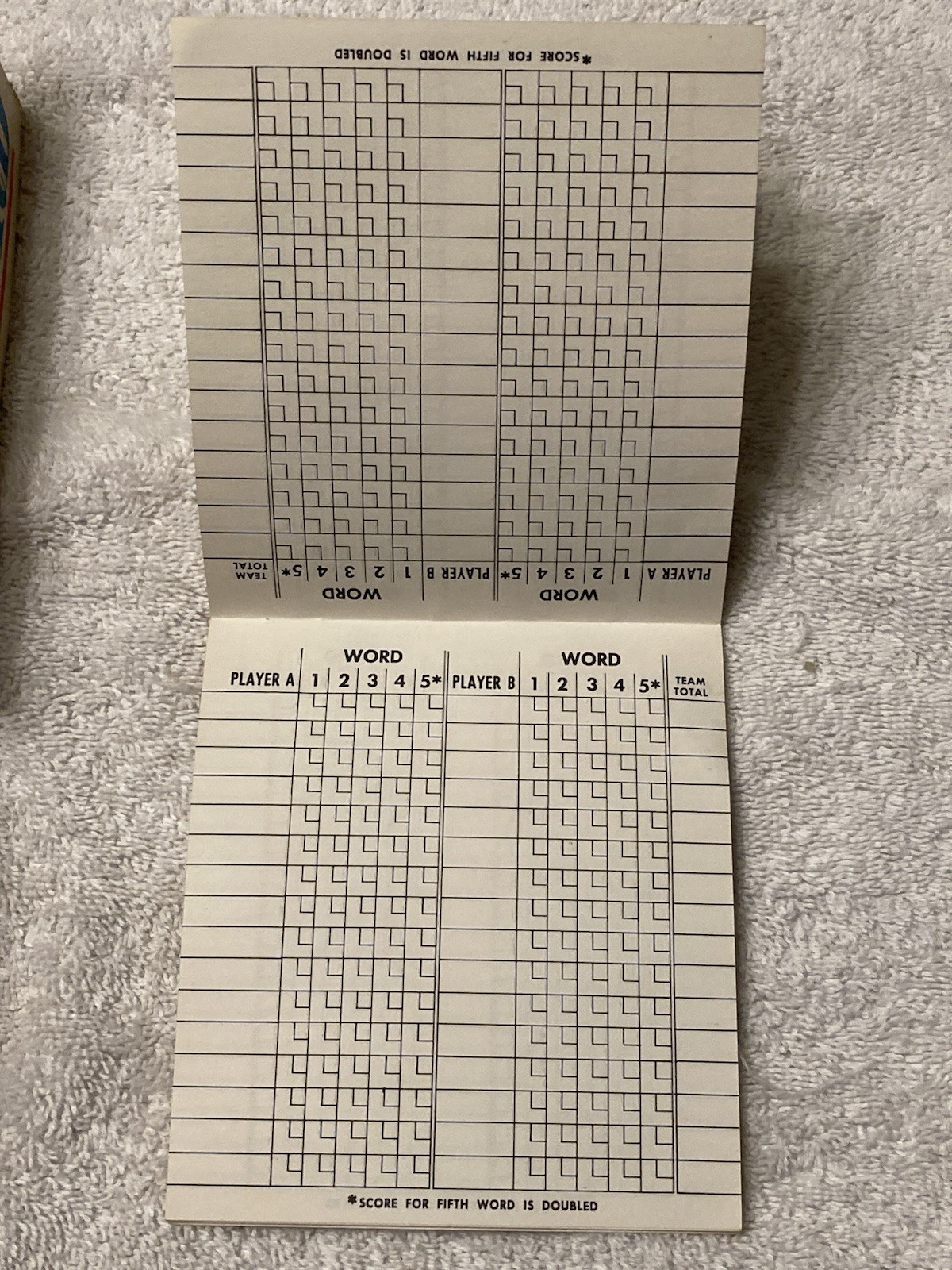 Vintage 1962 Password Game, No. 4260, Complete Set, Milton Bradley Co., USA.