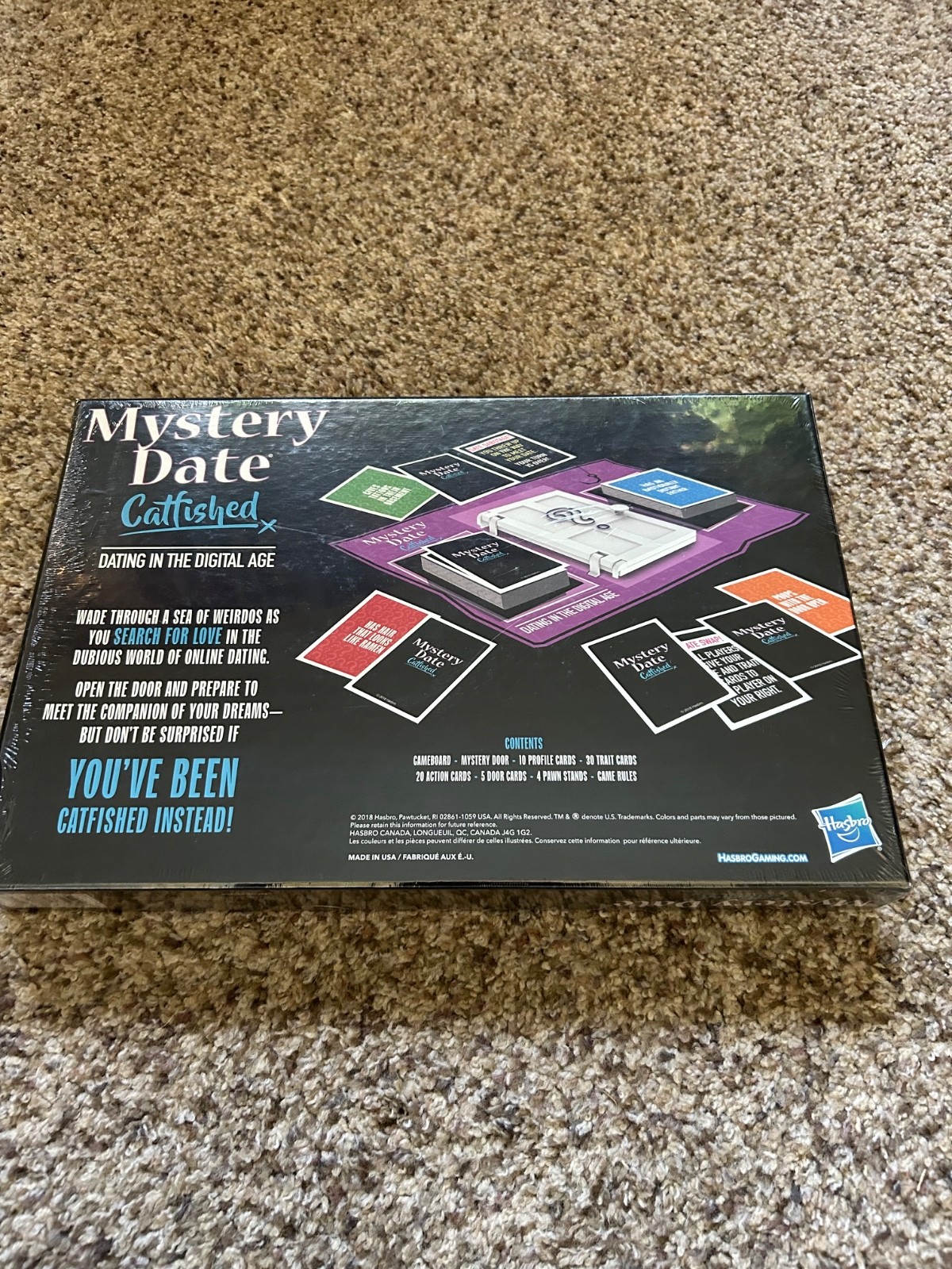 Mystery Date: Catfished – Parody Board Game, Hasbro Gaming, Brand New in Box