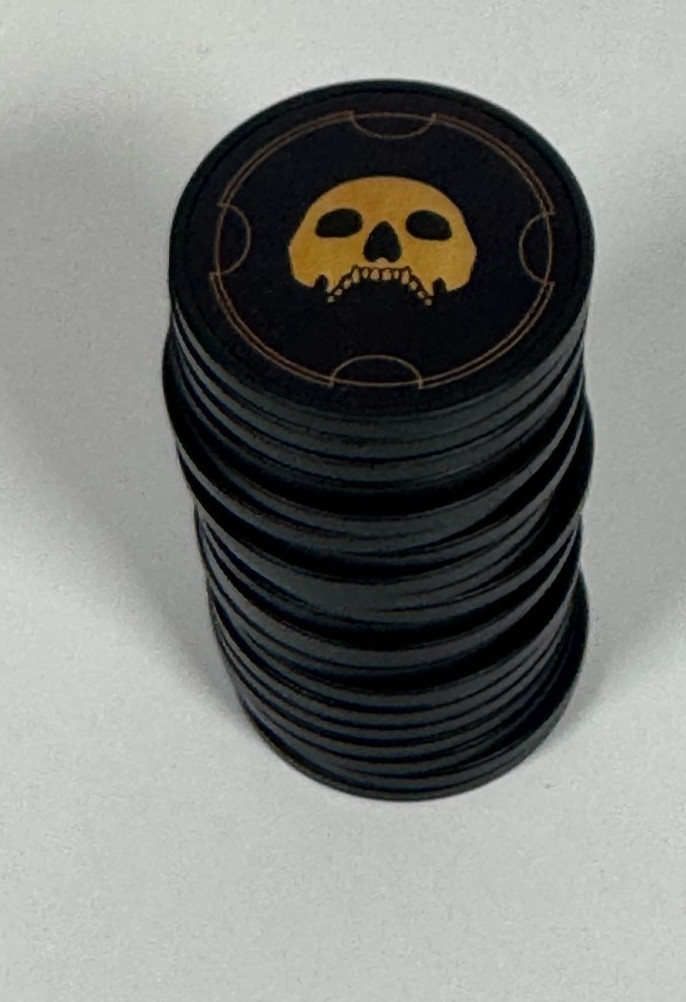 Hoplomachus Victorum Board Game Bane Chips Set of 21 COMPLETE Chip Theory Games