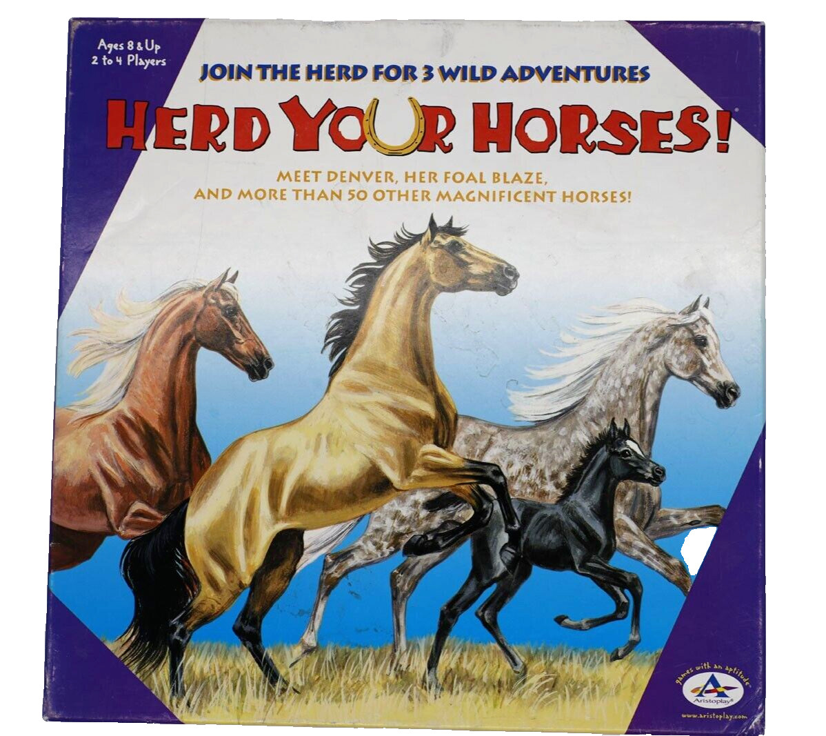 Herd Your Horses Board Game Complete