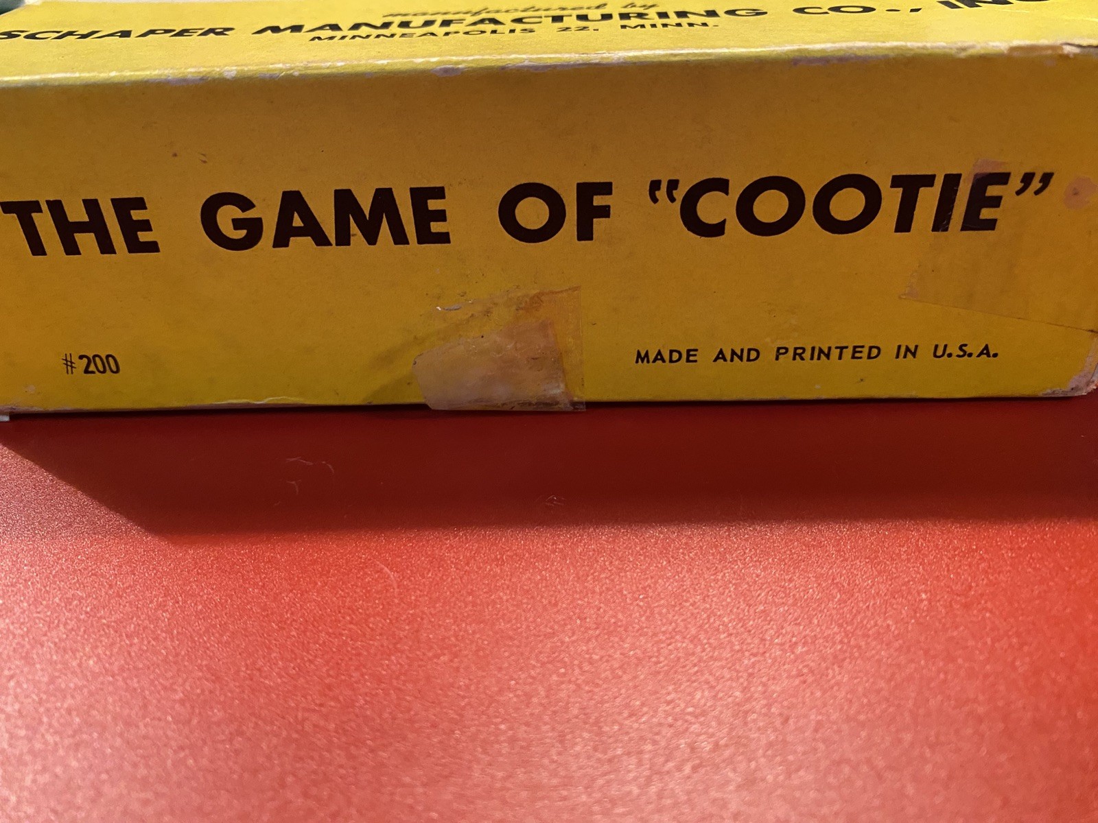 COOL VINTAGE INSECT COOTIE GAME – 1949. CLEAN. 1 Missing Eye. FUN FAMILY GAME.