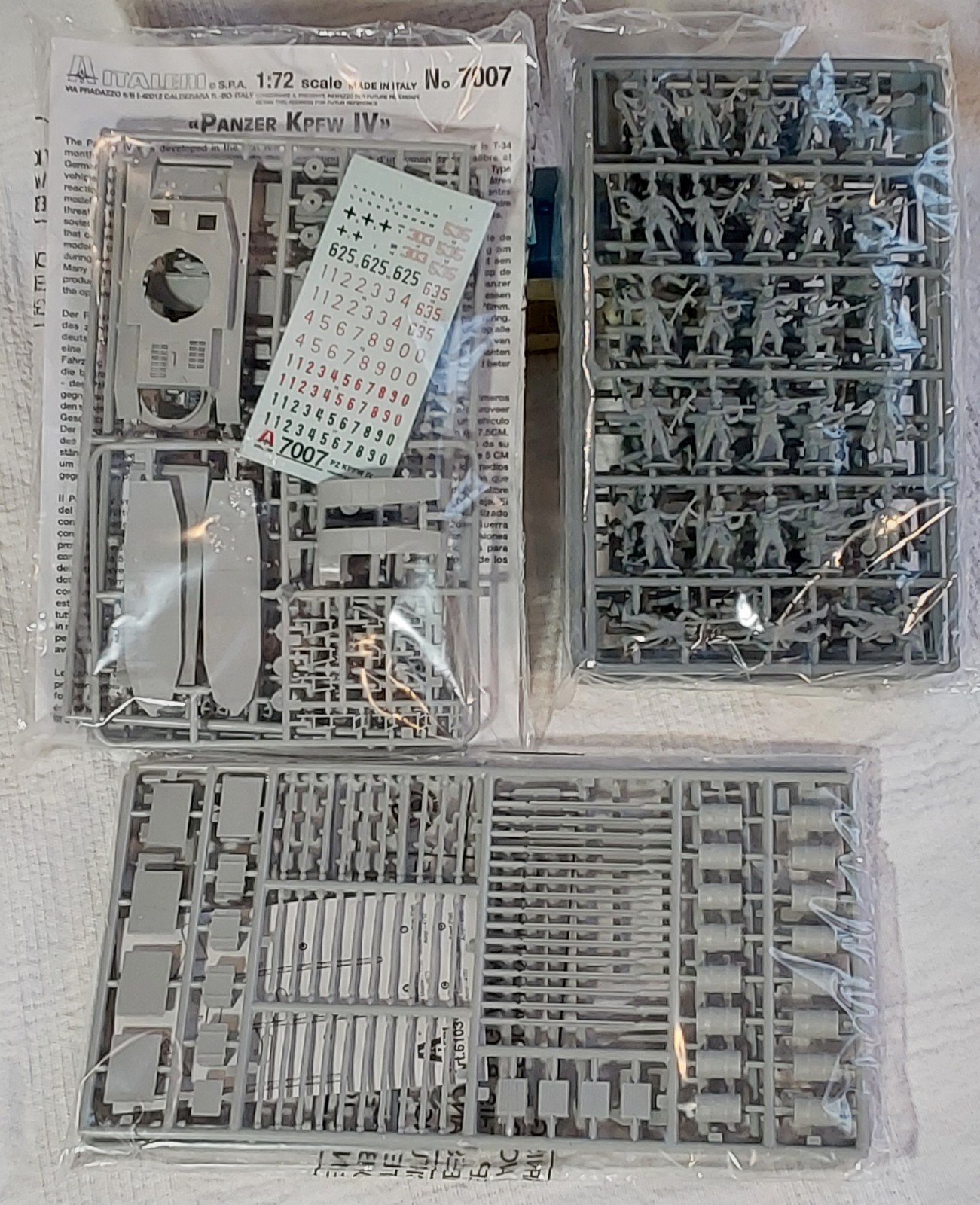 7x ITEMS+OPERATION OVERLORD WARGAME WW2 Sherman PzIV 4X Infantry Italeri 1/72