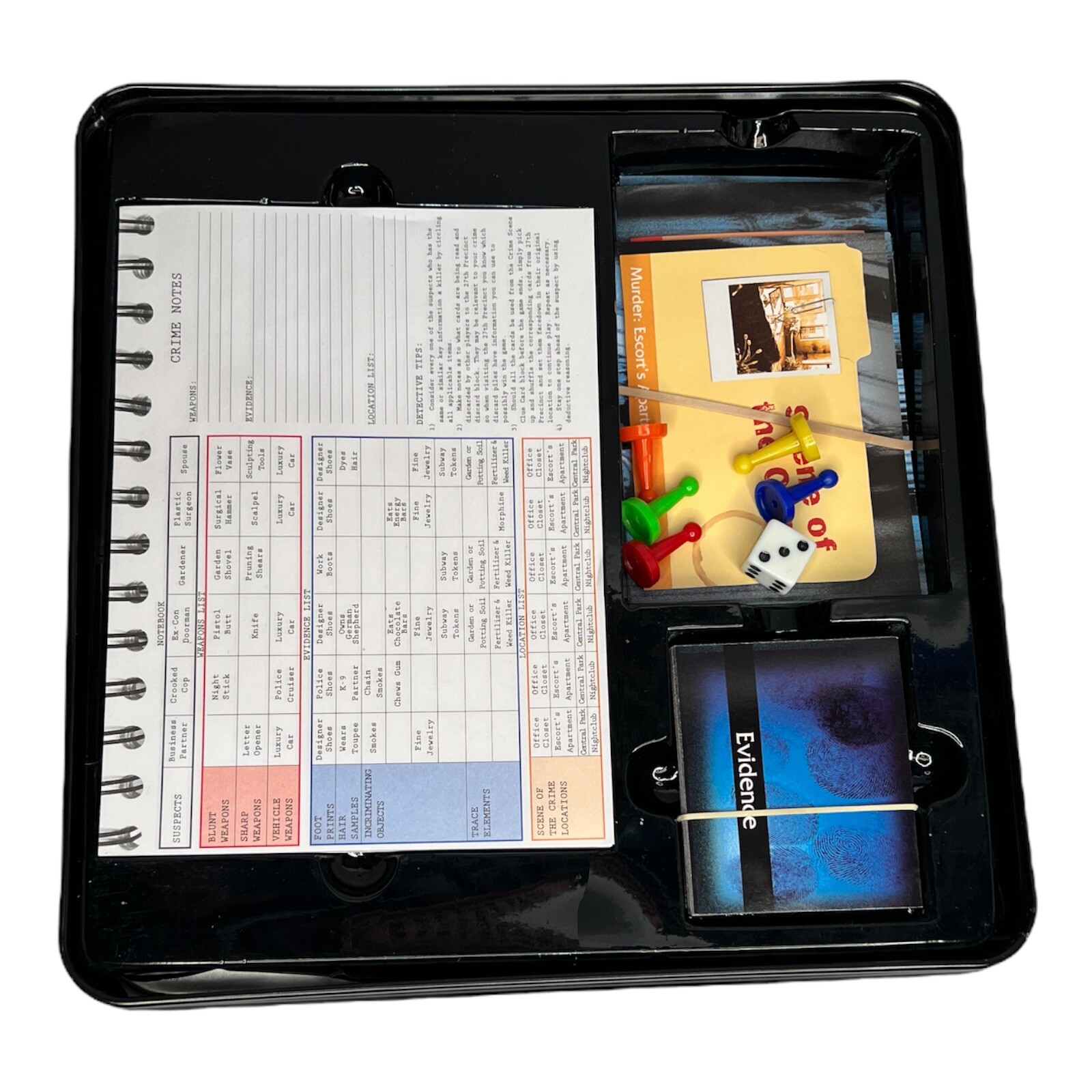 Law & Order Detective Game In Tin Box – EUC – COMPLETE – Cardinal