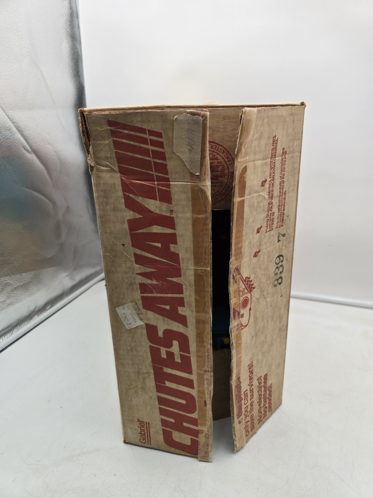 Vintage Gabriel Chutes Away Air-Rescue Target Game 1977 Box Parts Repair Read!