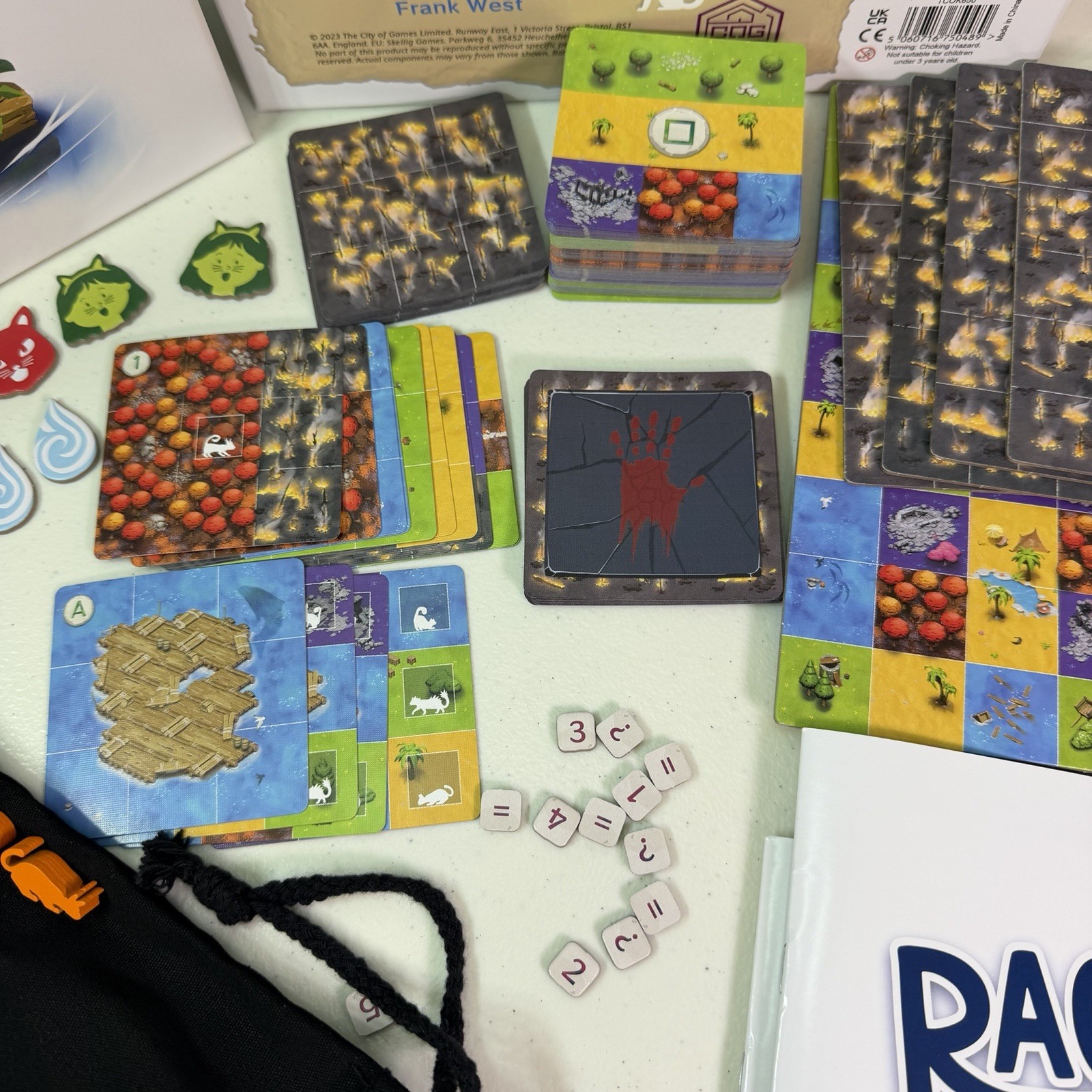 Race To The Raft Co-op Board Game The City Of Games Frank West Complete