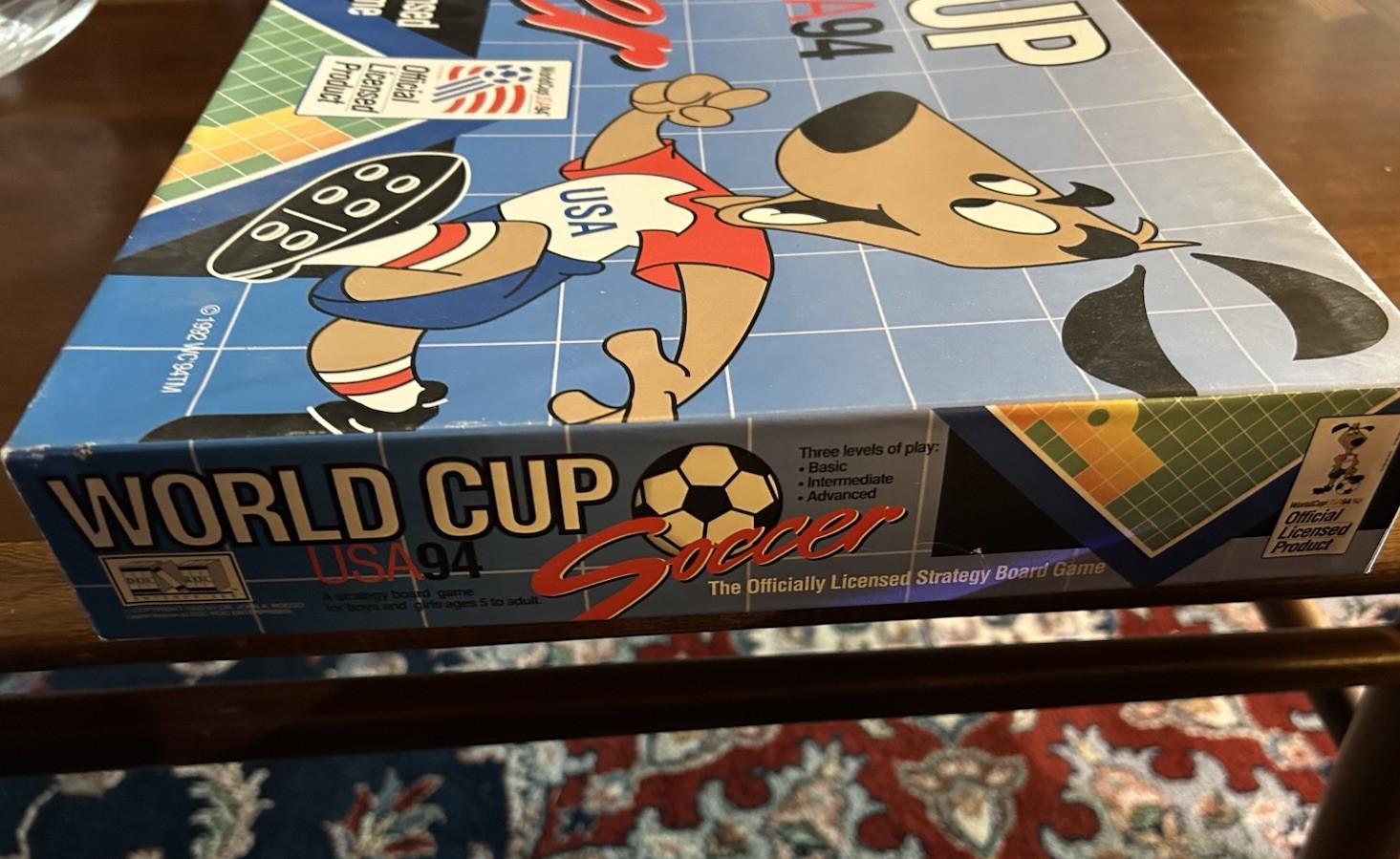 World Cup USA 94 Soccer Strategy Board Game Vintage 1992 Official Unplayed