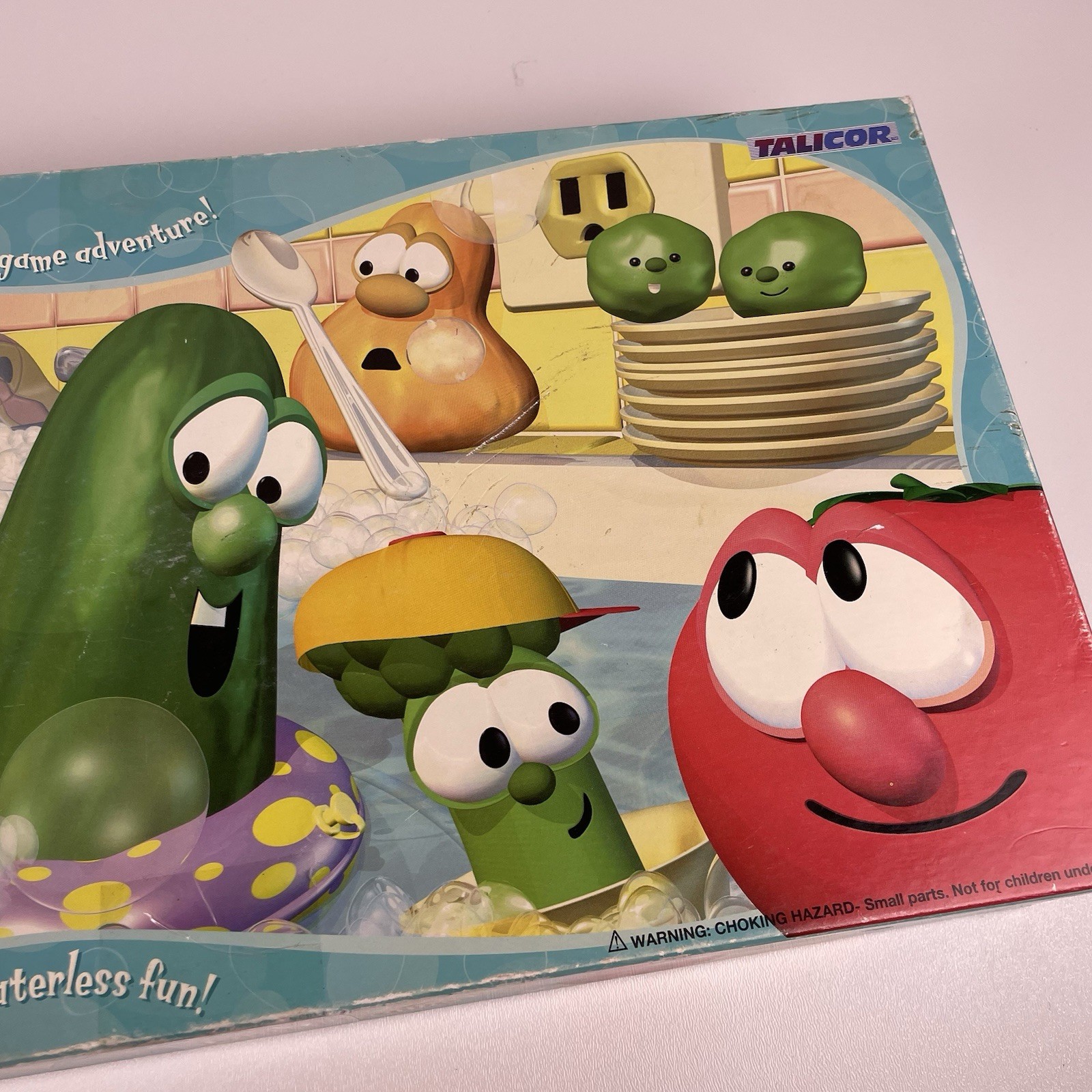VINTAGE Veggietales Don’t Sink in the Sink INCOMPLETE Talicor 1999 Big Idea