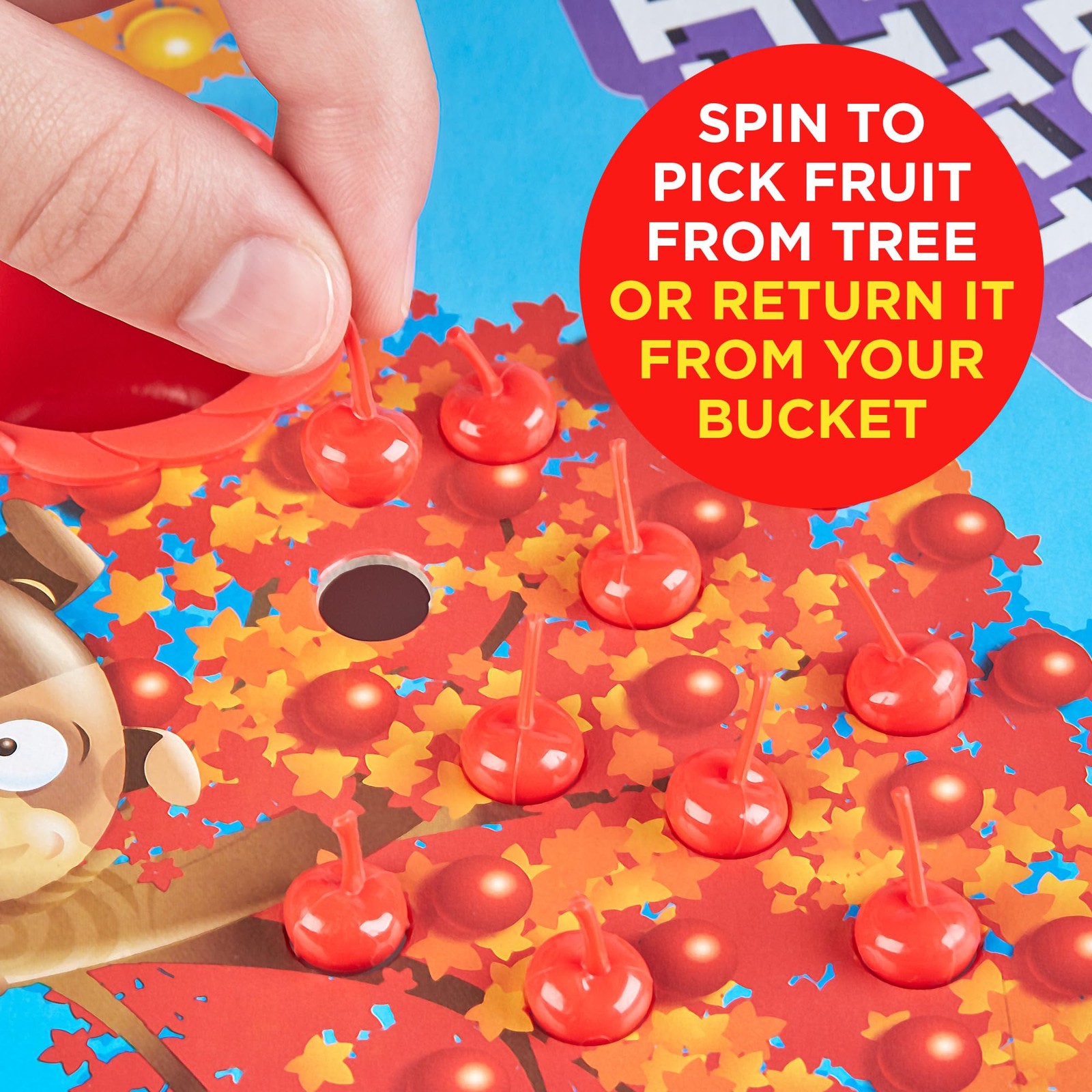 Hasbro Gaming Hi Ho Cherry-O Board Game for 2 to 4 10.75″ x 3″, Multicolor
