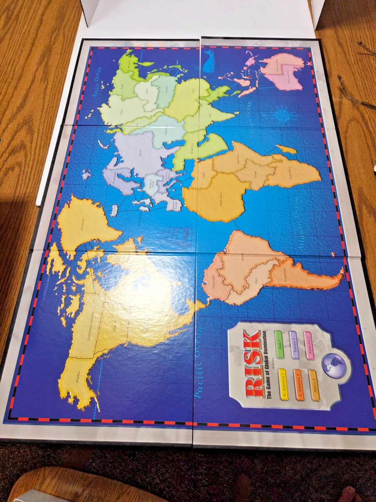 Risk Vintage Board Game Hasbro Parker Brothers 1998 New Open Box