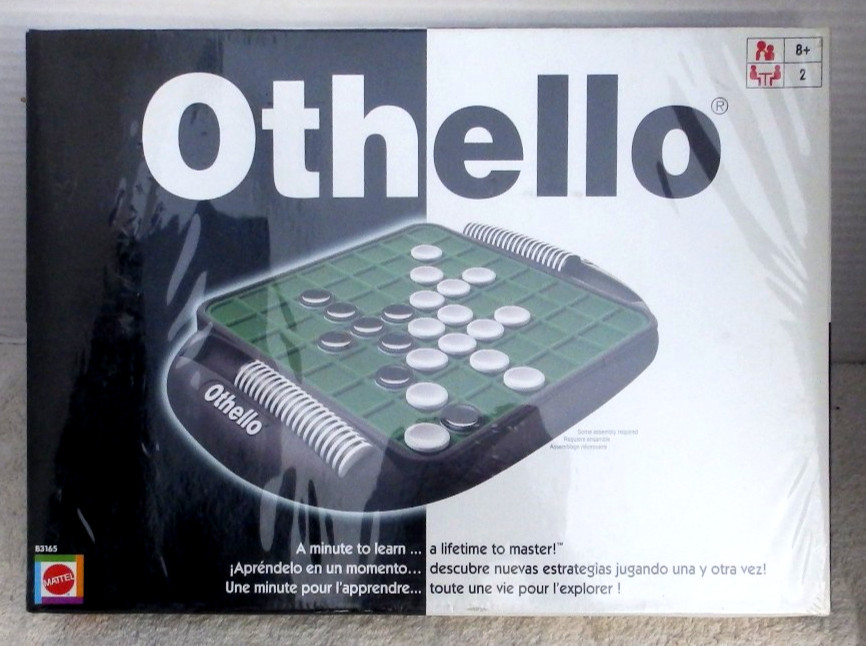 2005 Othello by Mattel B3165 Strategy Board Game Complete Factory Sealed