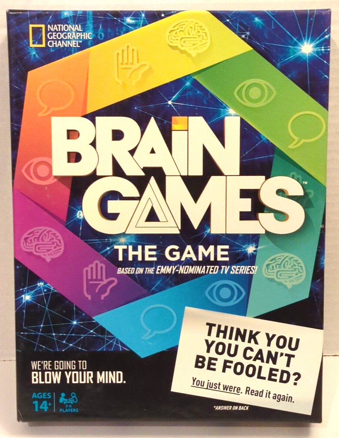 Brain Games. From The National Geographic Channel. Ages 14+ Complete Unpunched