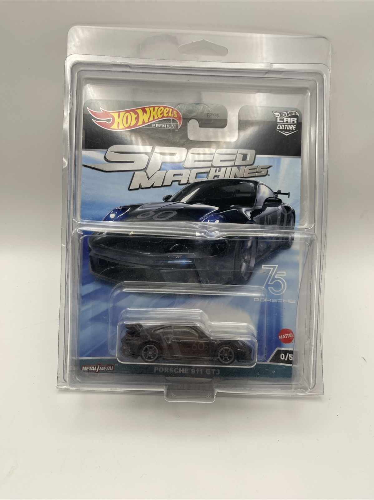 Hot Wheels Car Culture Speed Machines Chase Porsche 911 164 Car Black H G2U