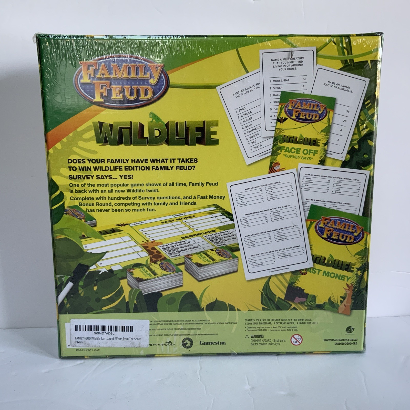 Imagination Gaming Family Games Family Feud (Wildlife San Diego Zoo -Ed)