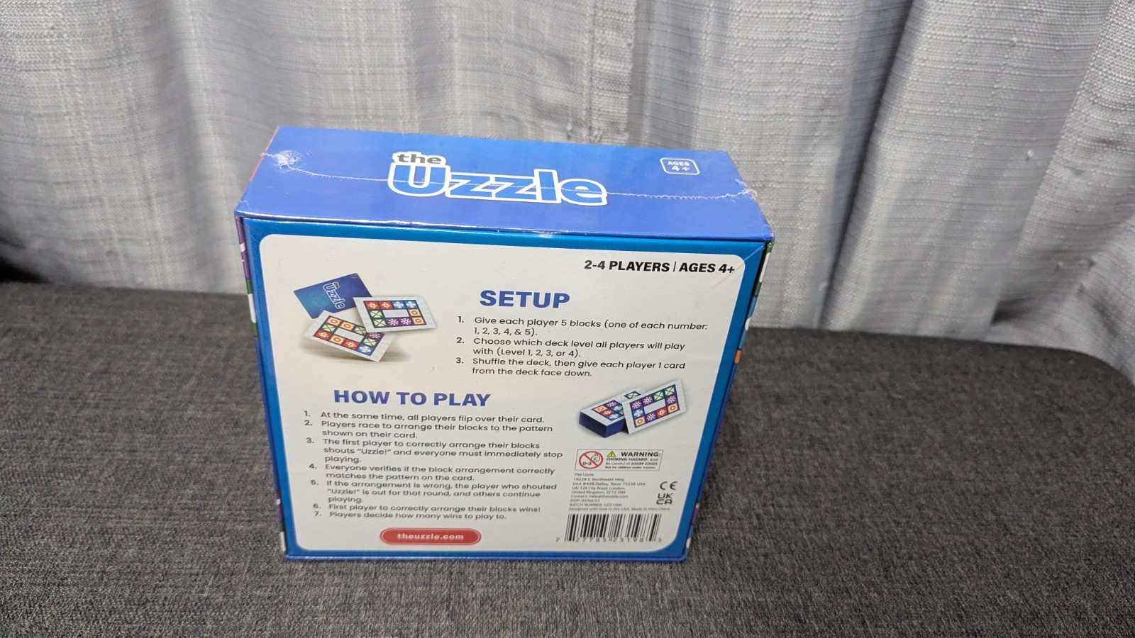 The Uzzle Family Block Puzzle Game for Children 4 & Up & Adults – New Sealed