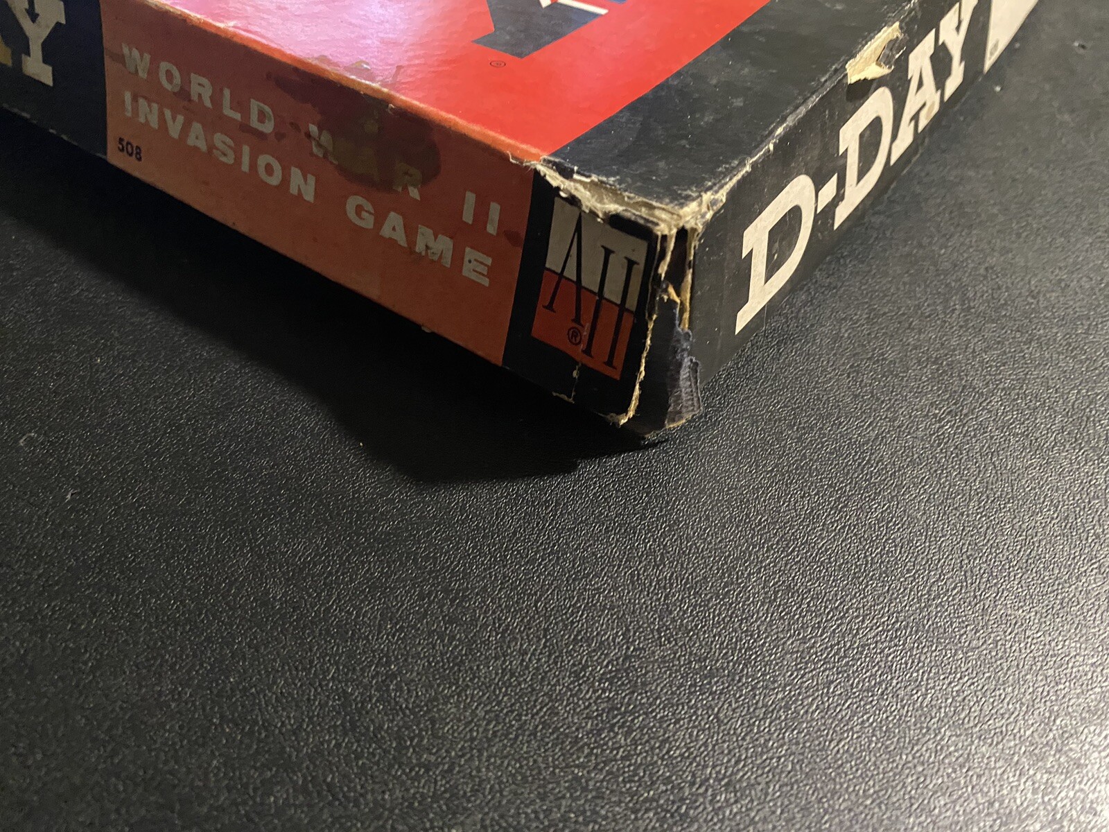 1961 Vintage Avalon Hill D-Day Invasion Board Game World War II WW2 War Strategy