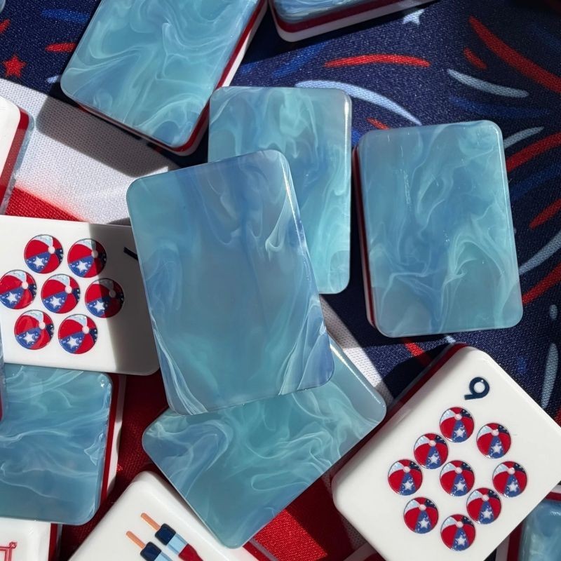 American Luxury Elegant Acrylic Mahjong Fireworks 160 Tiles set FREE SHIP