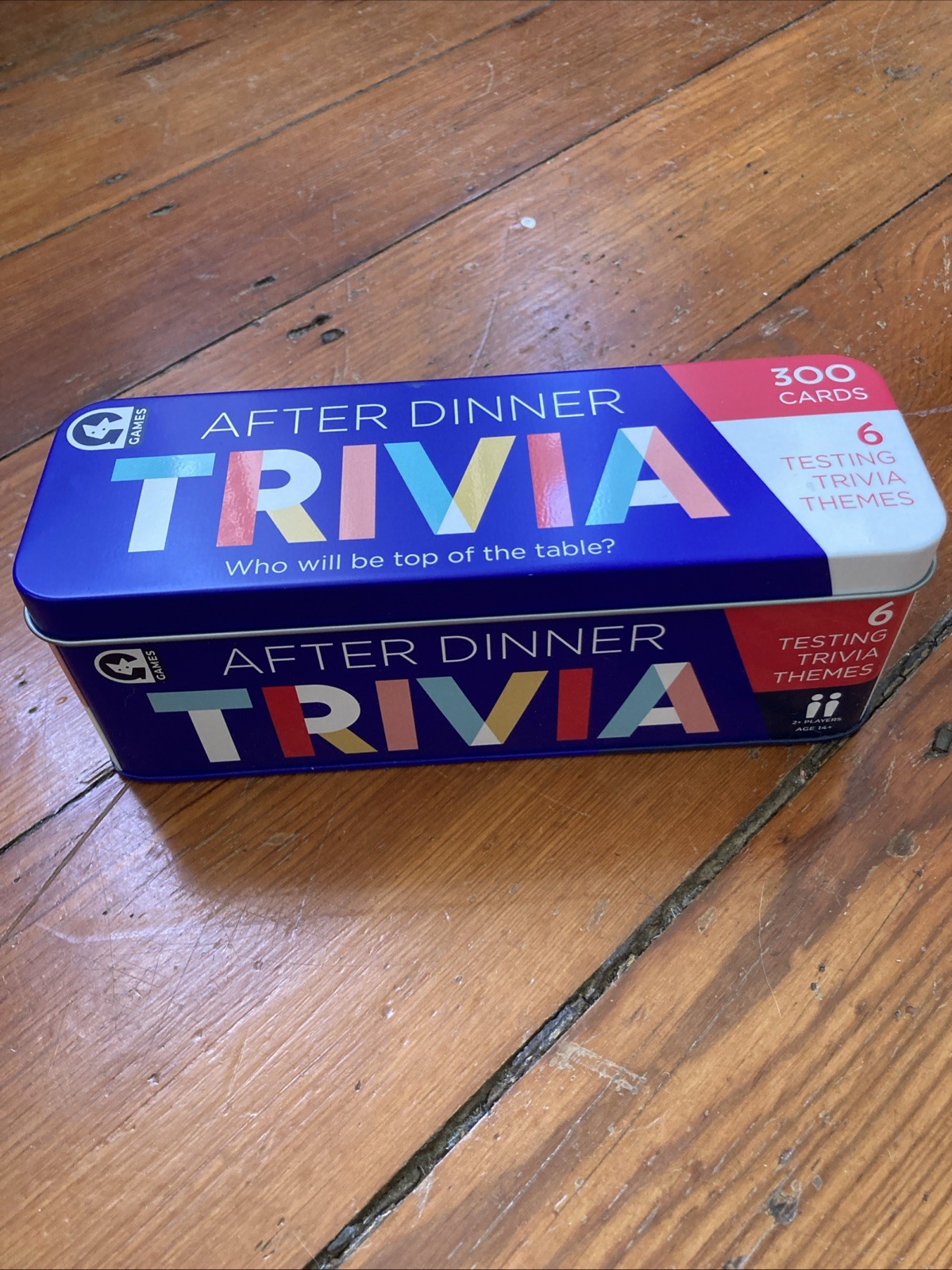 Trivia After Dinner 300 Card 6 Trivia Theme Game – 6 Types of TRIVIA