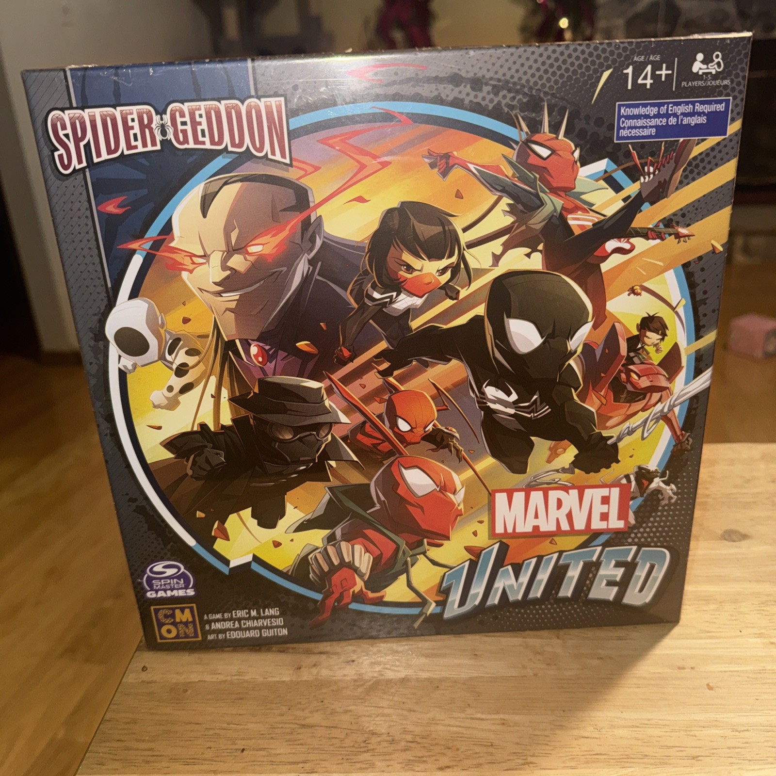 Marvel United Spider Geddon Board Game 1 To 4 Players New Sealed
