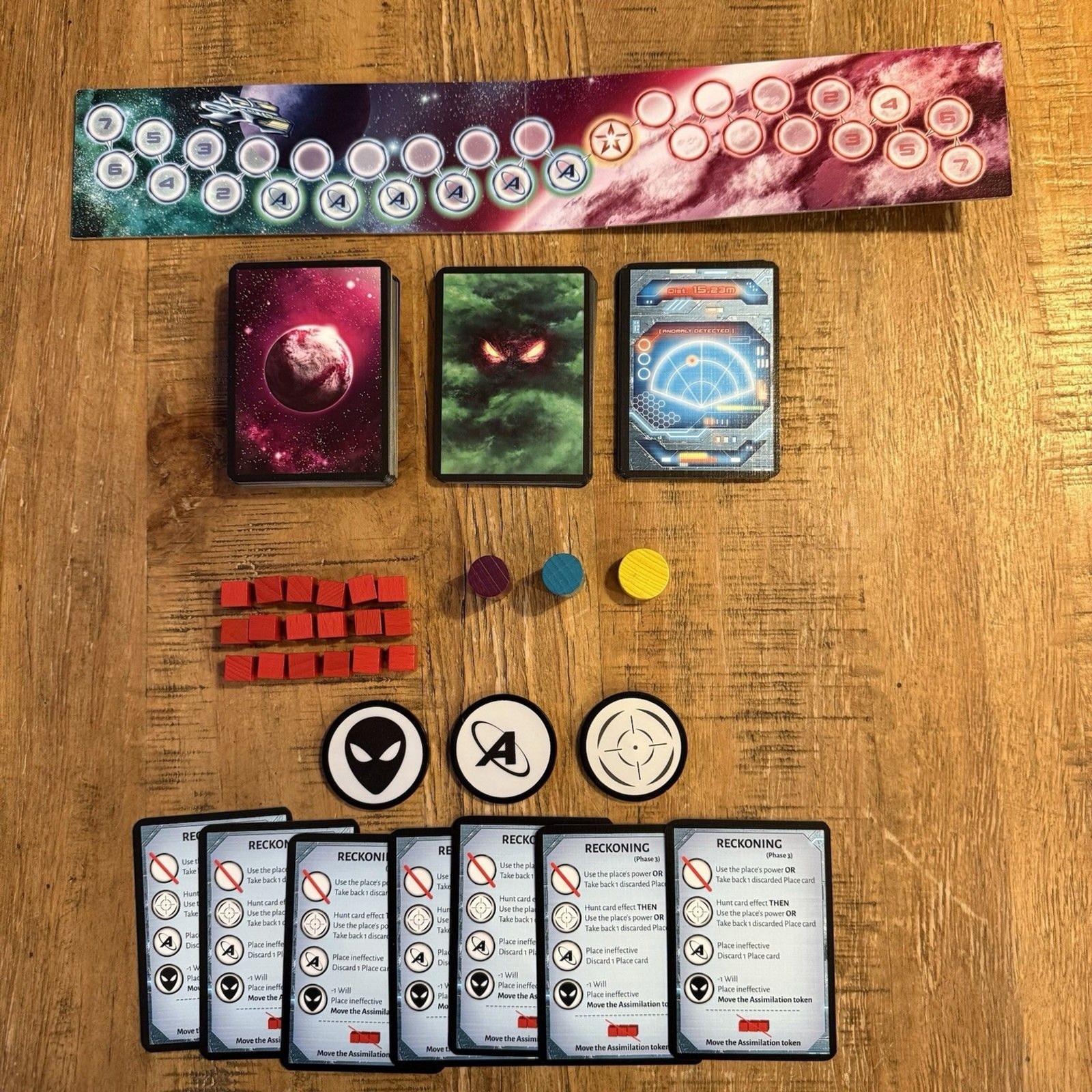 Not Alone by Ghislain Masson Geek Attitude Stronghold Games Complete A+ 2016