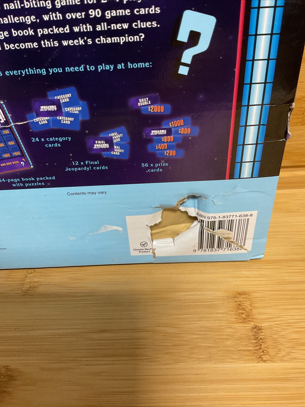 Jeopardy! America’s Favorite Quiz Show Board Game Complete Set New In Open Box.